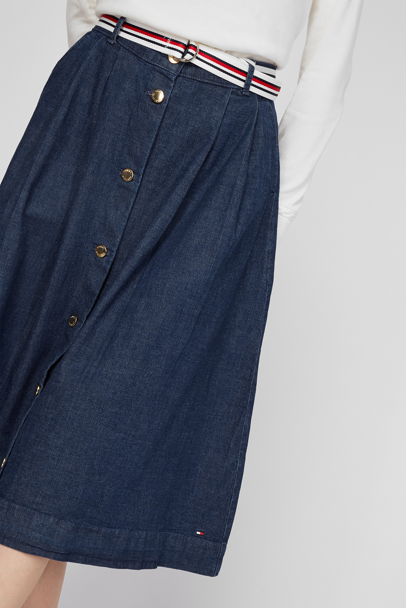 Женская синяя джинсовая юбка F&F HW TAM MIDI SKIRT 10