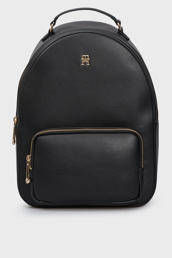 Женский черный рюкзак TH SOFT LOGOTAPE BACKPACK