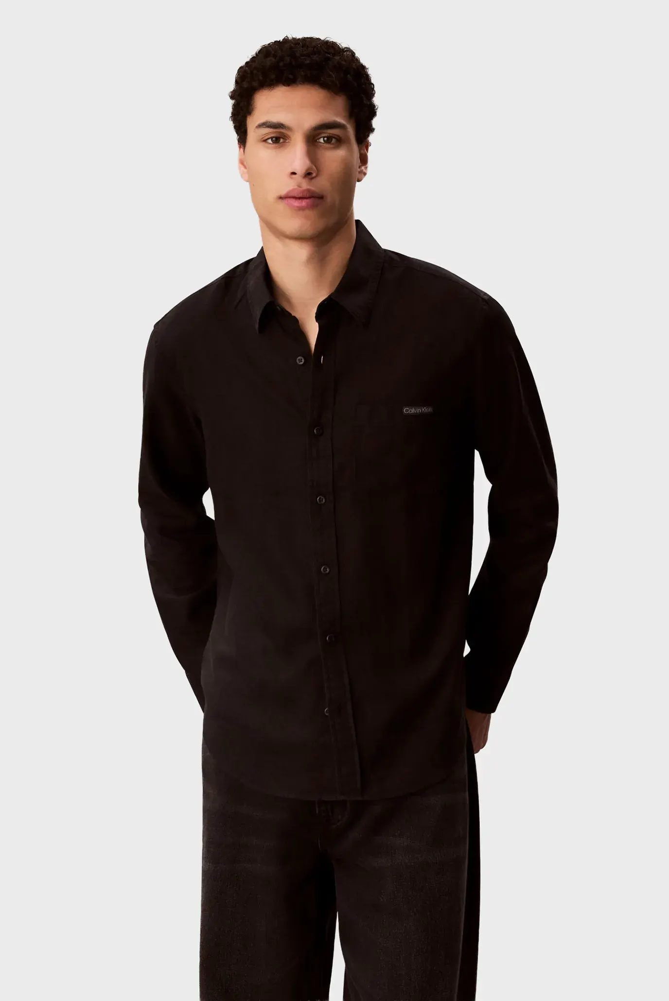 Рубашка LS SOLID CASUAL LINEN CLASSIC SH 1