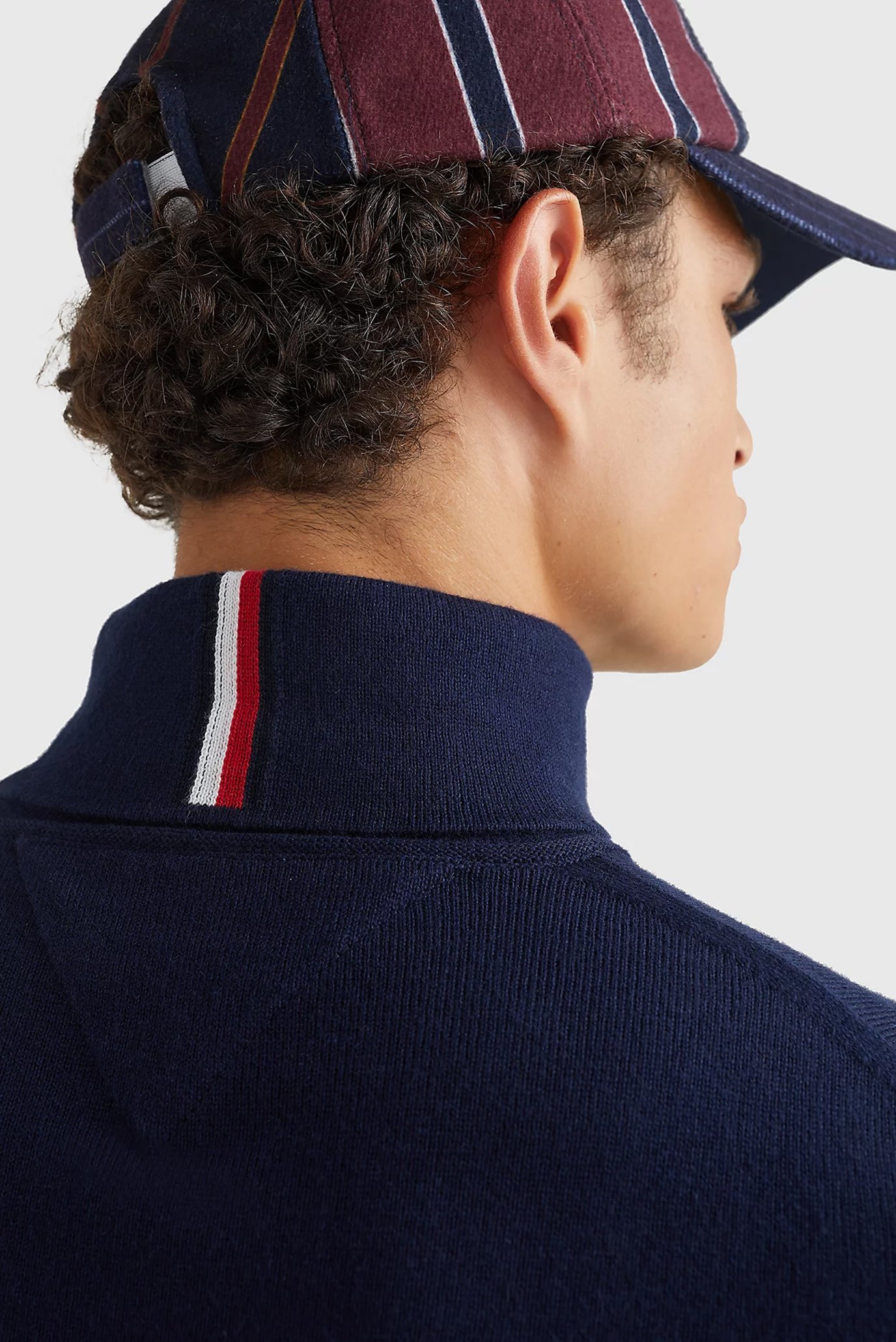 Мужской темно-синий гольф PIMA ORG CTN CASHMERETommy Hilfiger Мужской темно-синий гольф PIMA ORG CTN CASHMERE 10