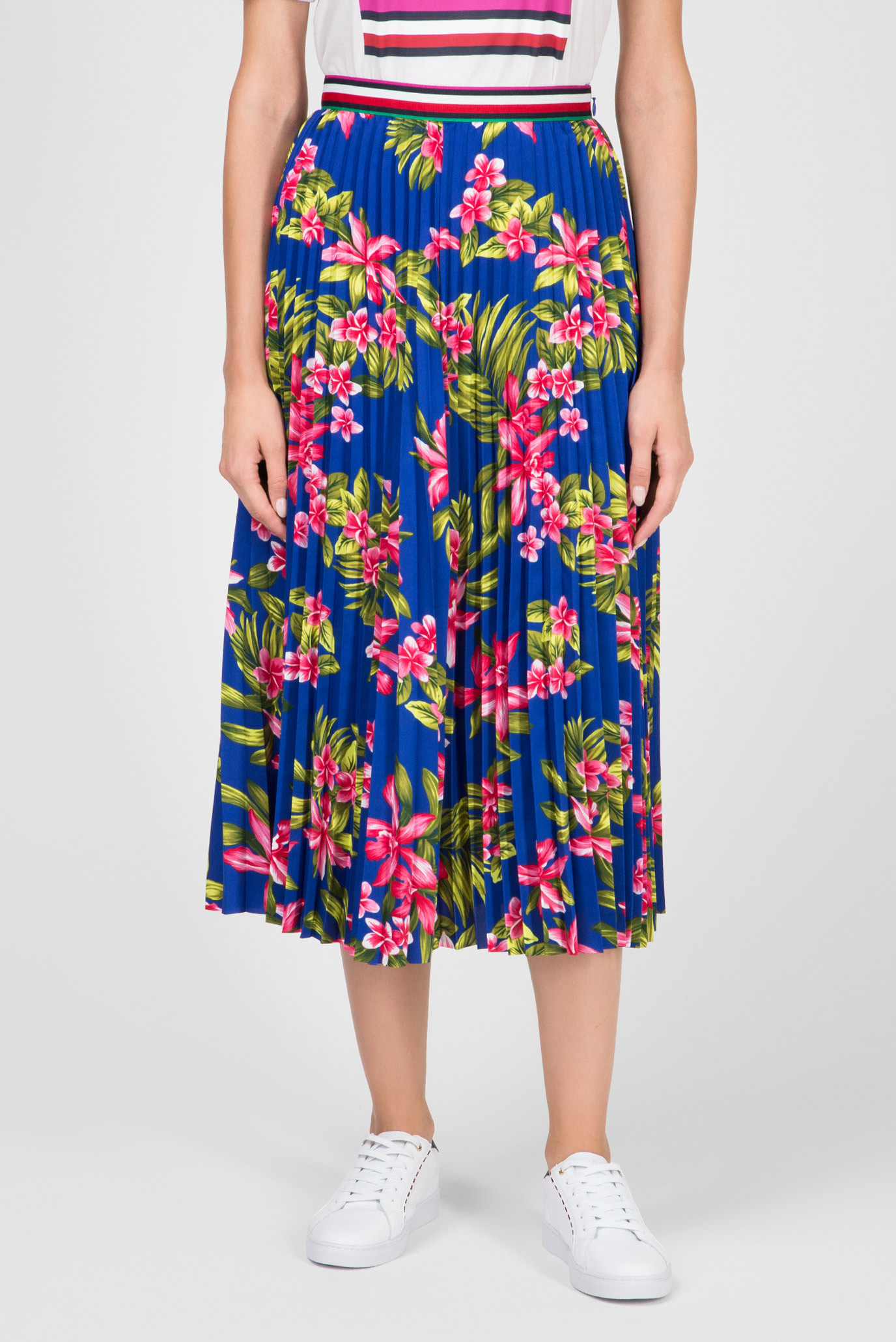 Женская синяя юбка-плиссе ERICA 6