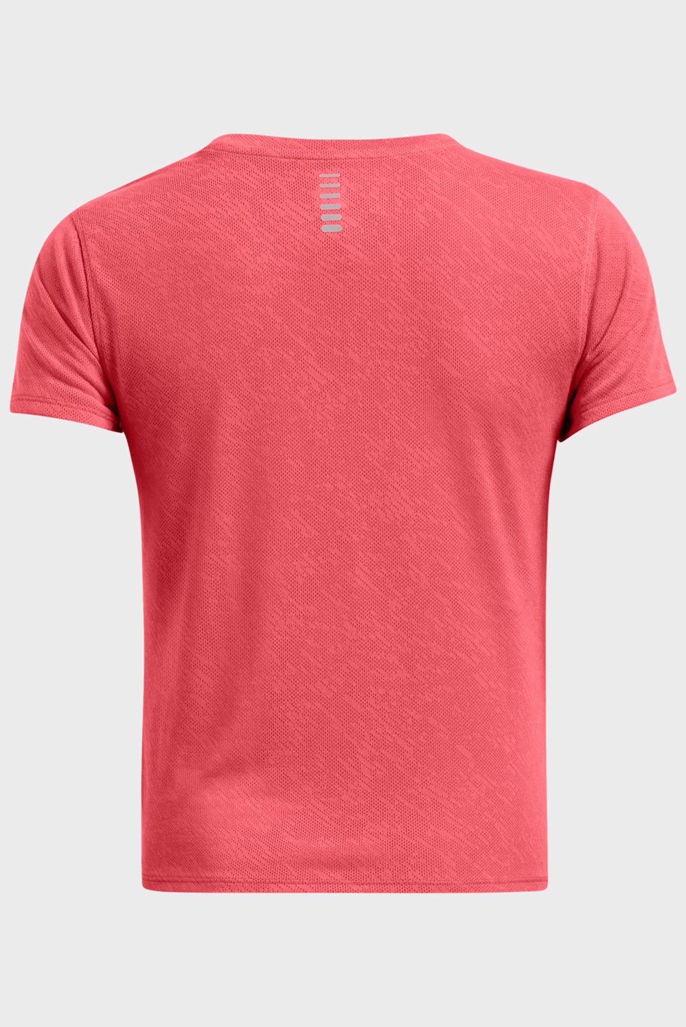 Женская коралловая футболка UA LAUNCH CAMO SHORTSLEEVE 5