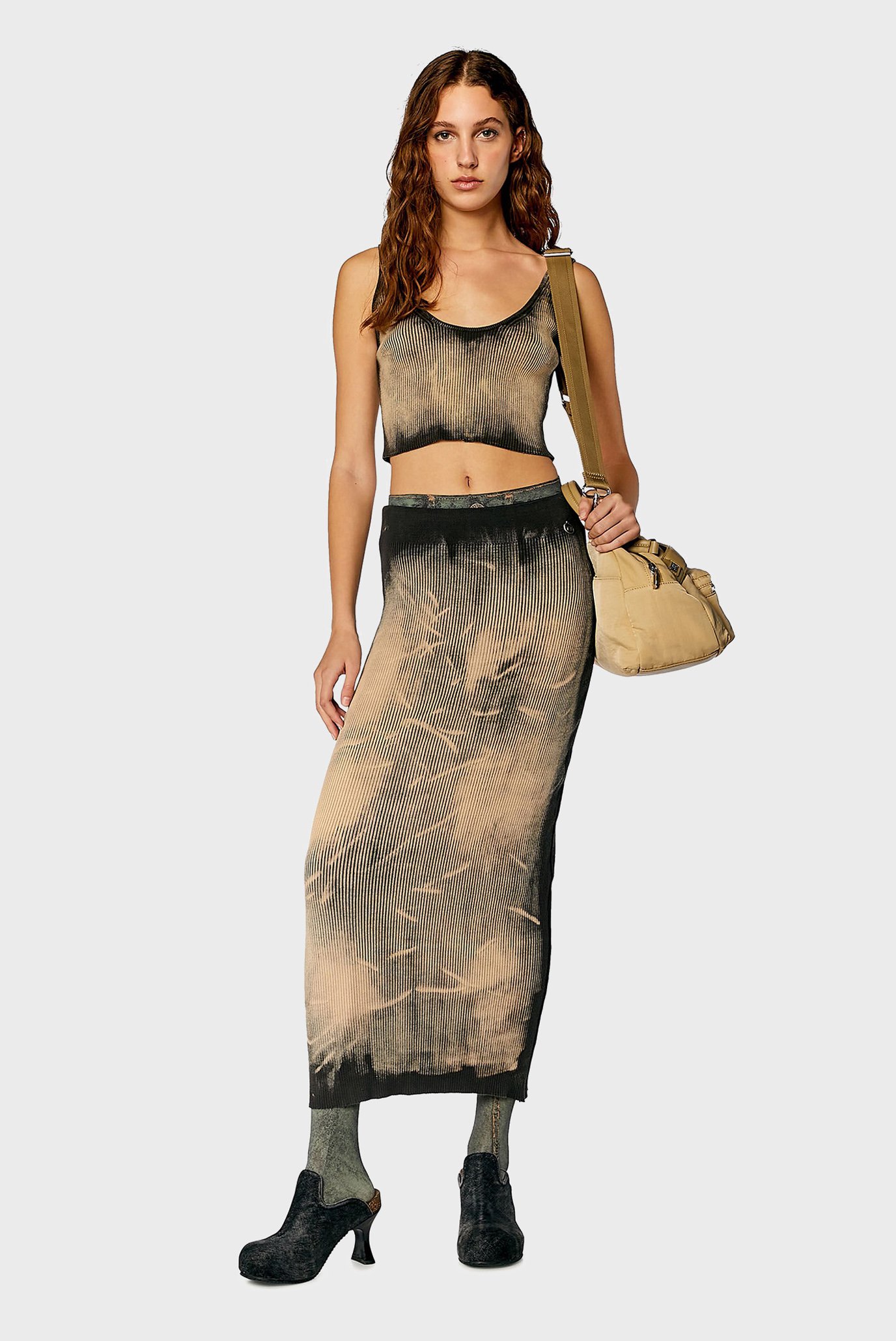 Женский бежевый топ M-DEIDRA 2