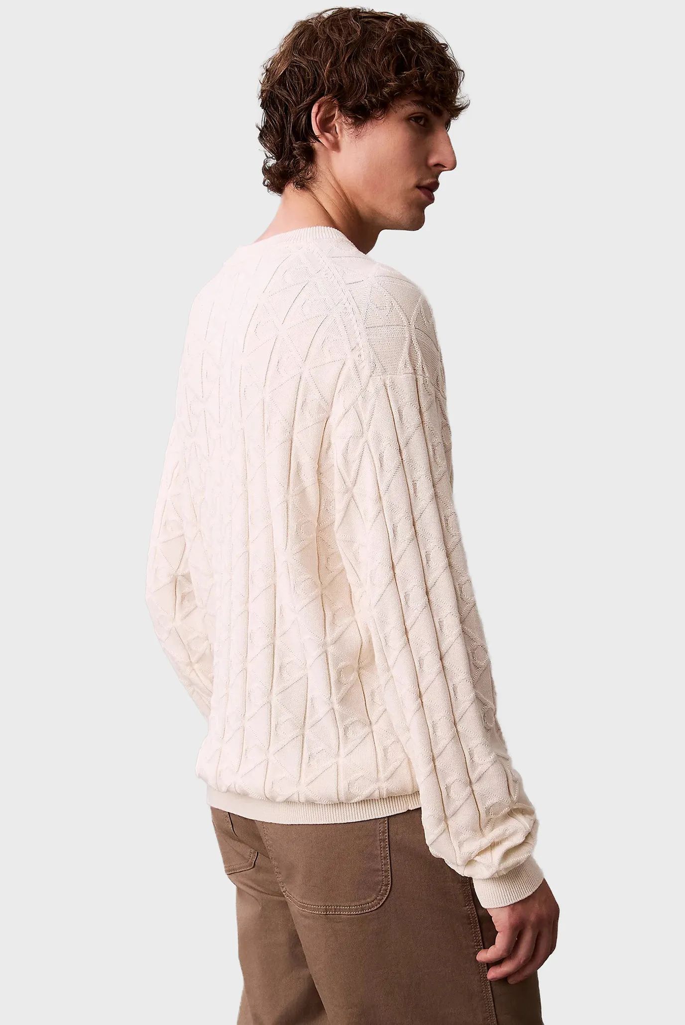 Свитер LS EASY AOP COTTON CREWNK SWEATE 3