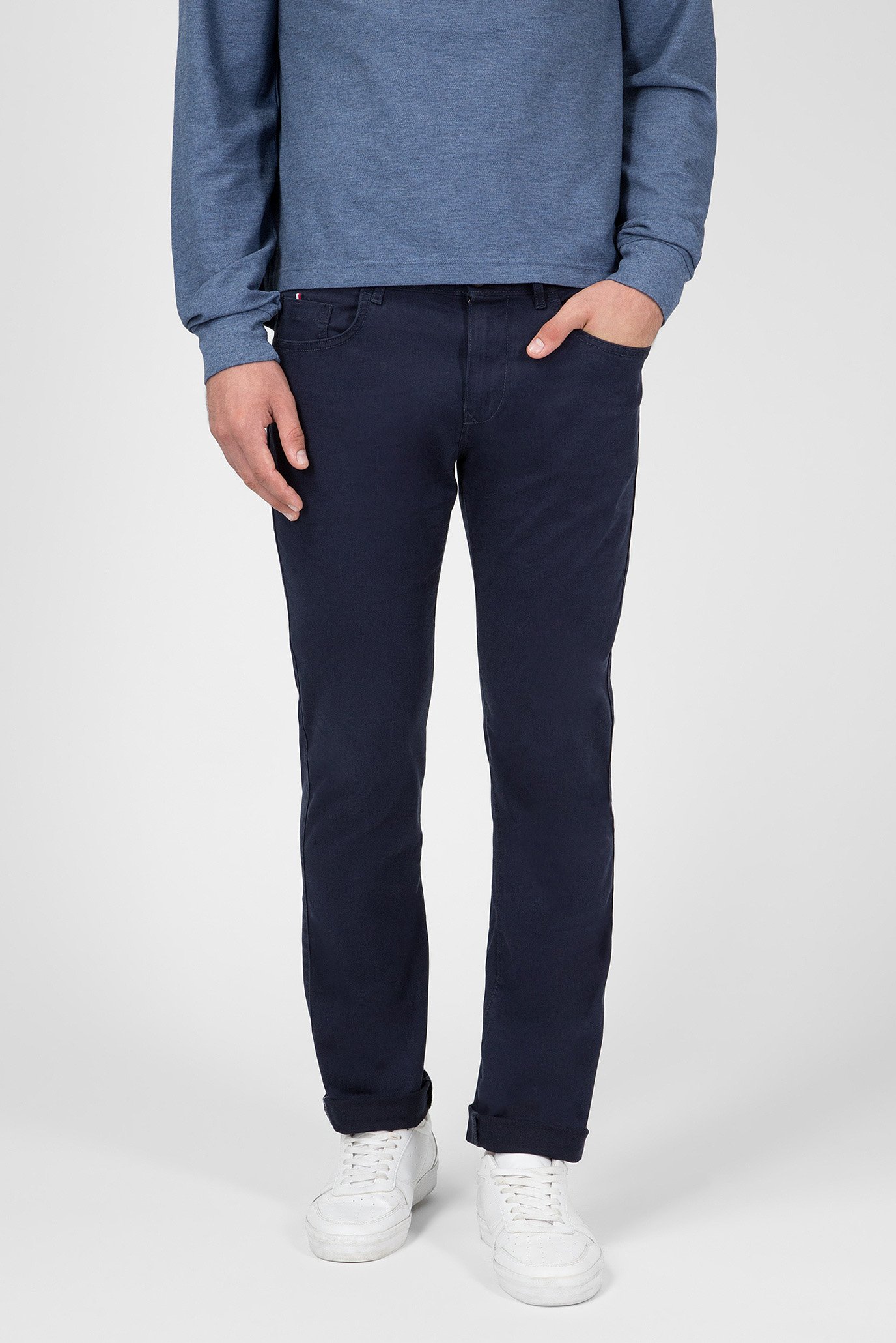 Мужские темно-синие брюки STRAIGHT DENTON 1