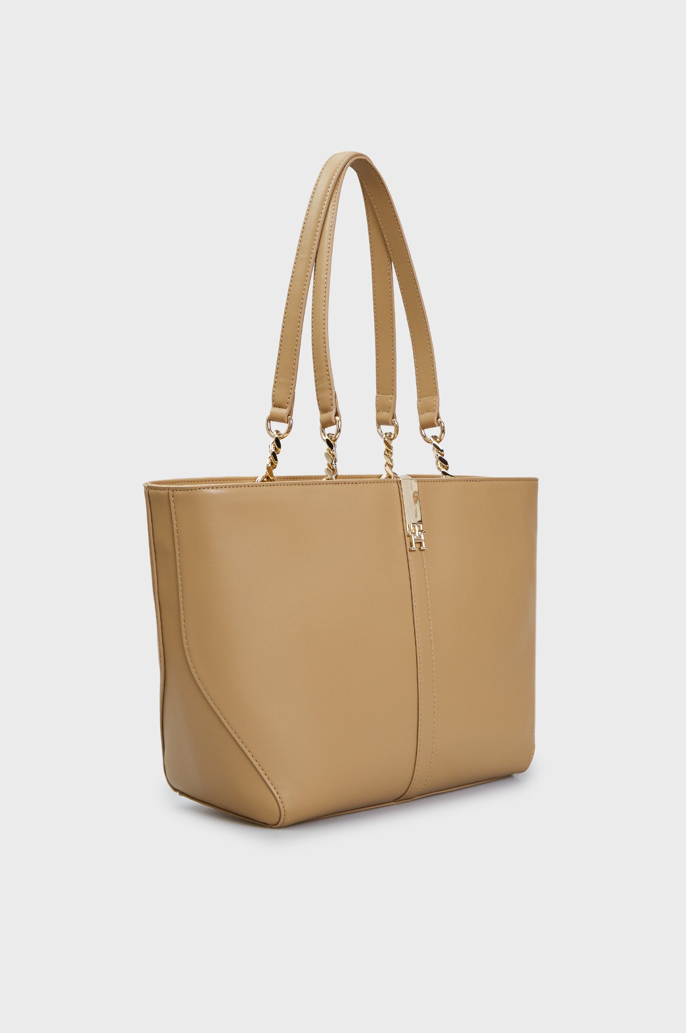 Женская бежевая сумка TH HERITAGE TOTE 3