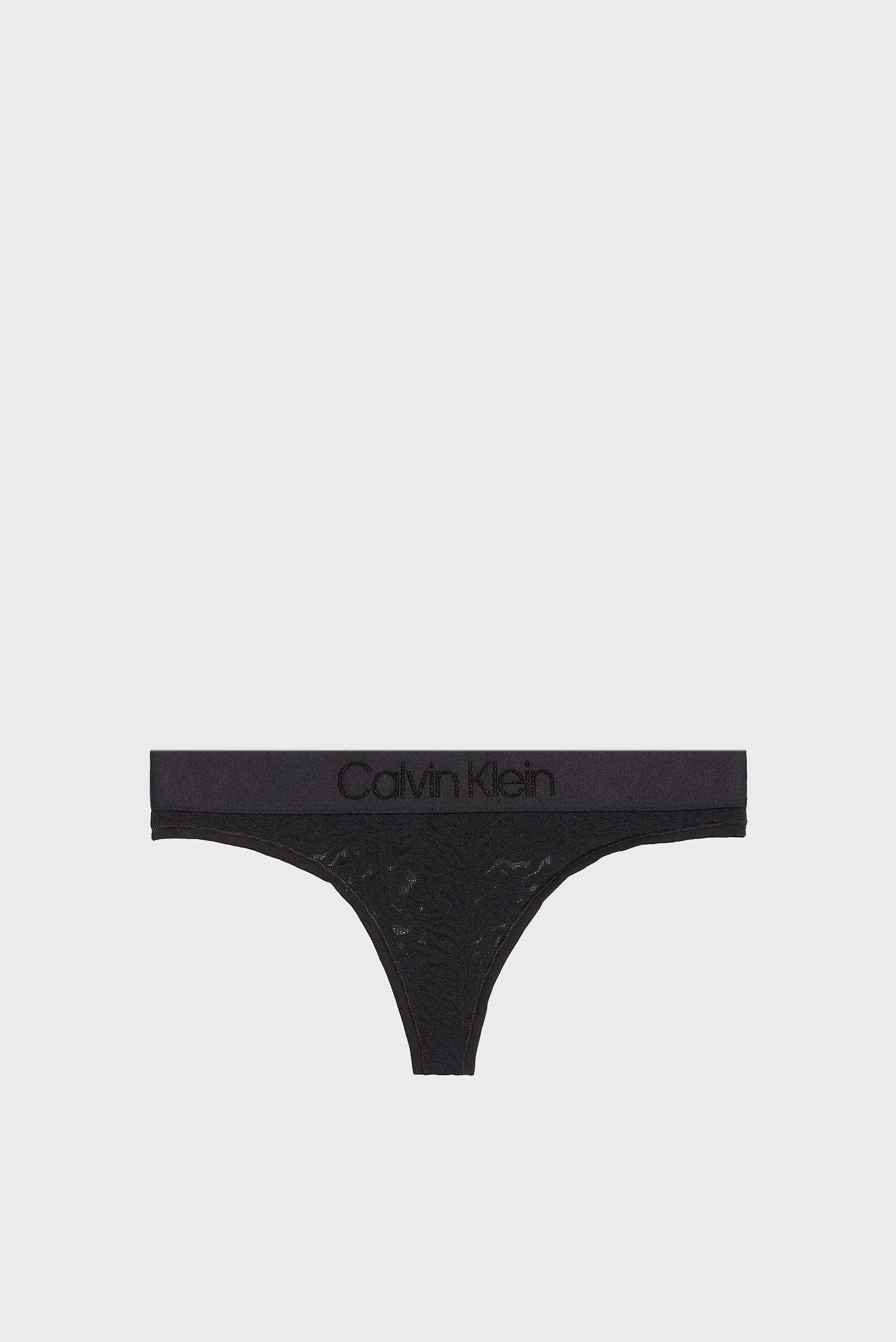 Женские черные трусики THONGCalvin Klein Женские черные трусики THONG 9