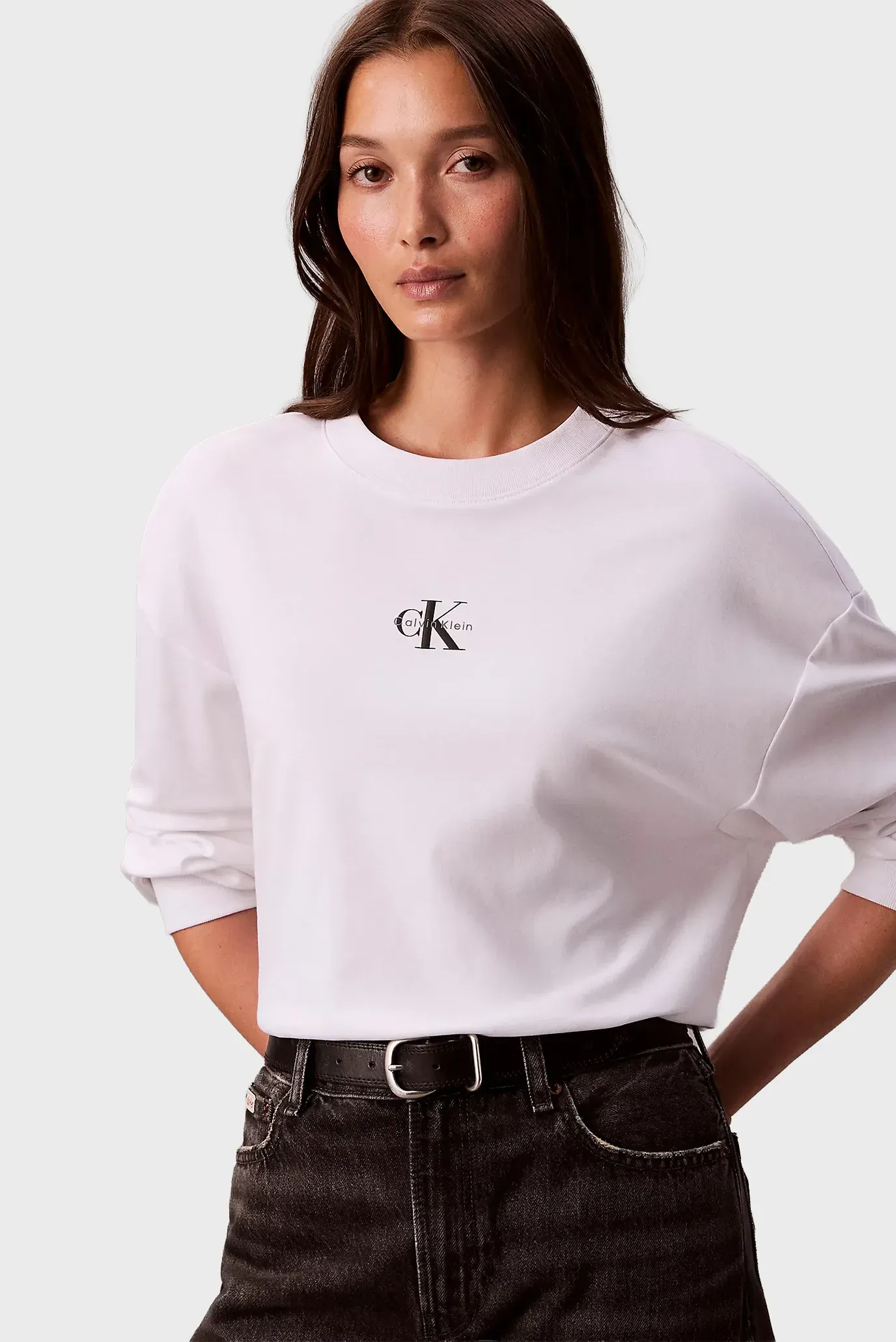 Свитшот LS MONOLOGO OVERSIZED CREW HVY W 5