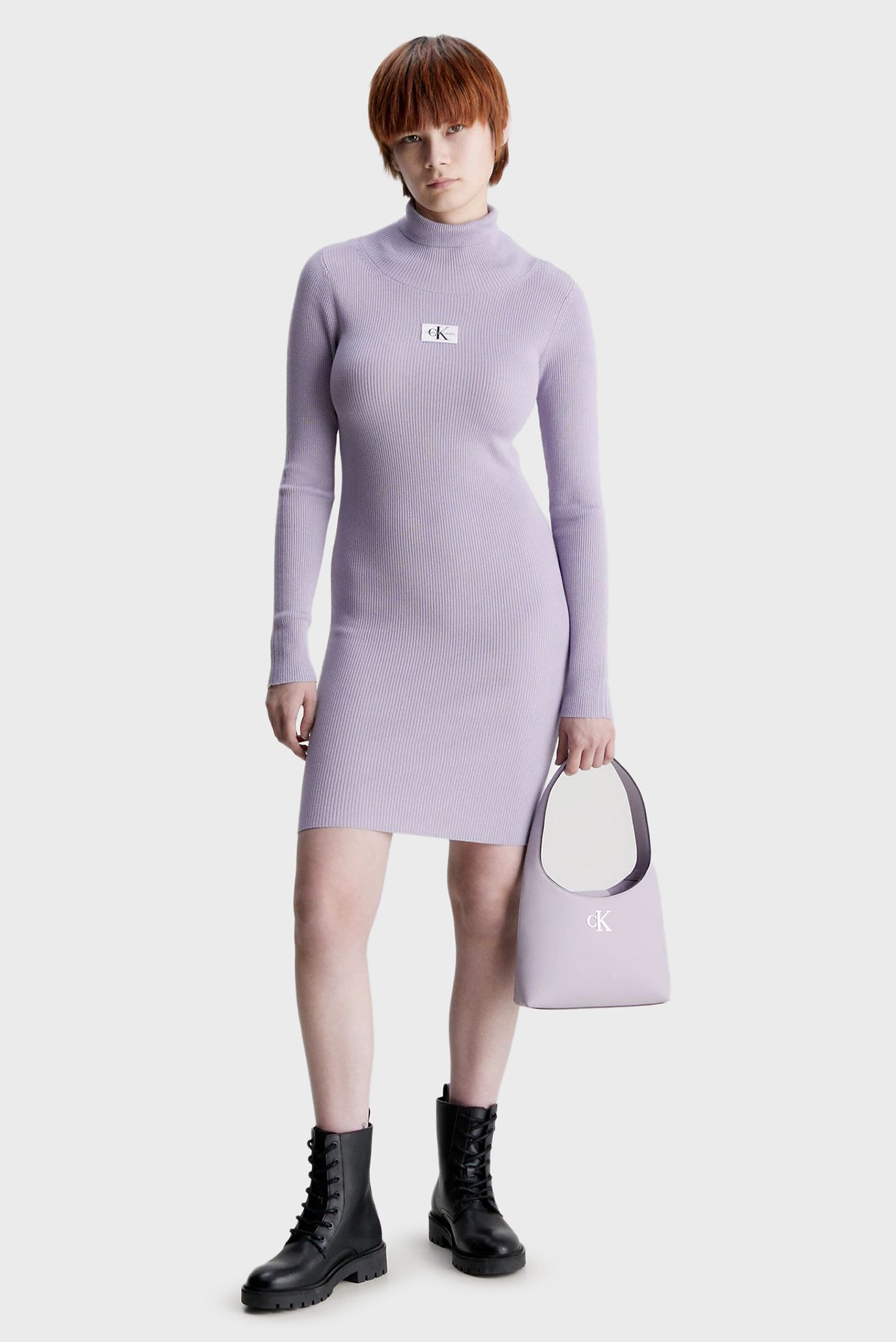 Женская сиреневая сумка MINIMAL MONOGRAM SHOULDER BAG 2