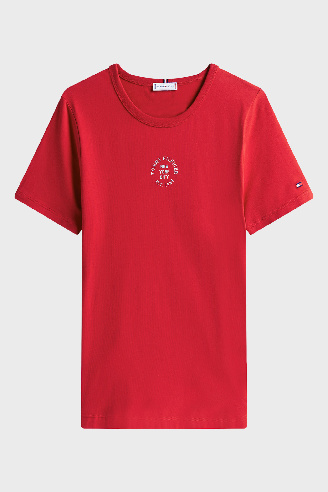 Футболка/STAMP LOGO SLIM C-NK SS TEETommy Hilfiger Футболка/STAMP LOGO SLIM C-NK SS TEE 4