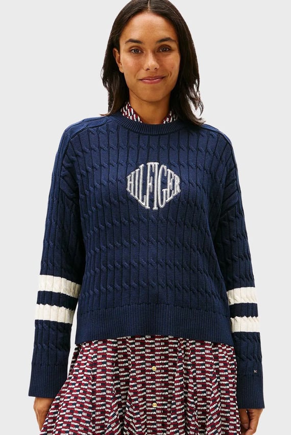 Свитер TEXTURED GRAPHIC C-NK LS SWT Tommy Hilfiger