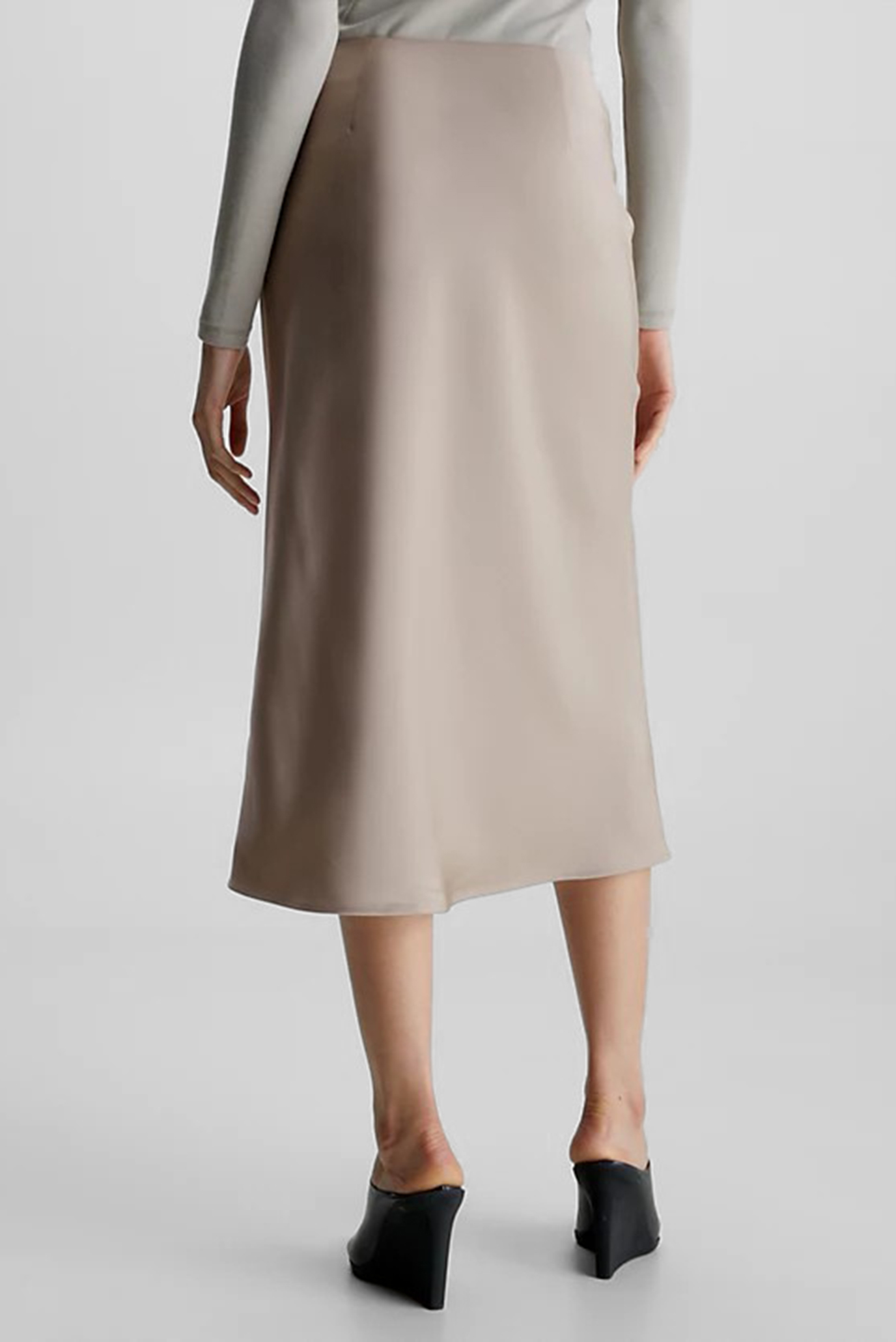 Юбка LIGHT WEIGHT SATIN  MIDI SKIRT 3