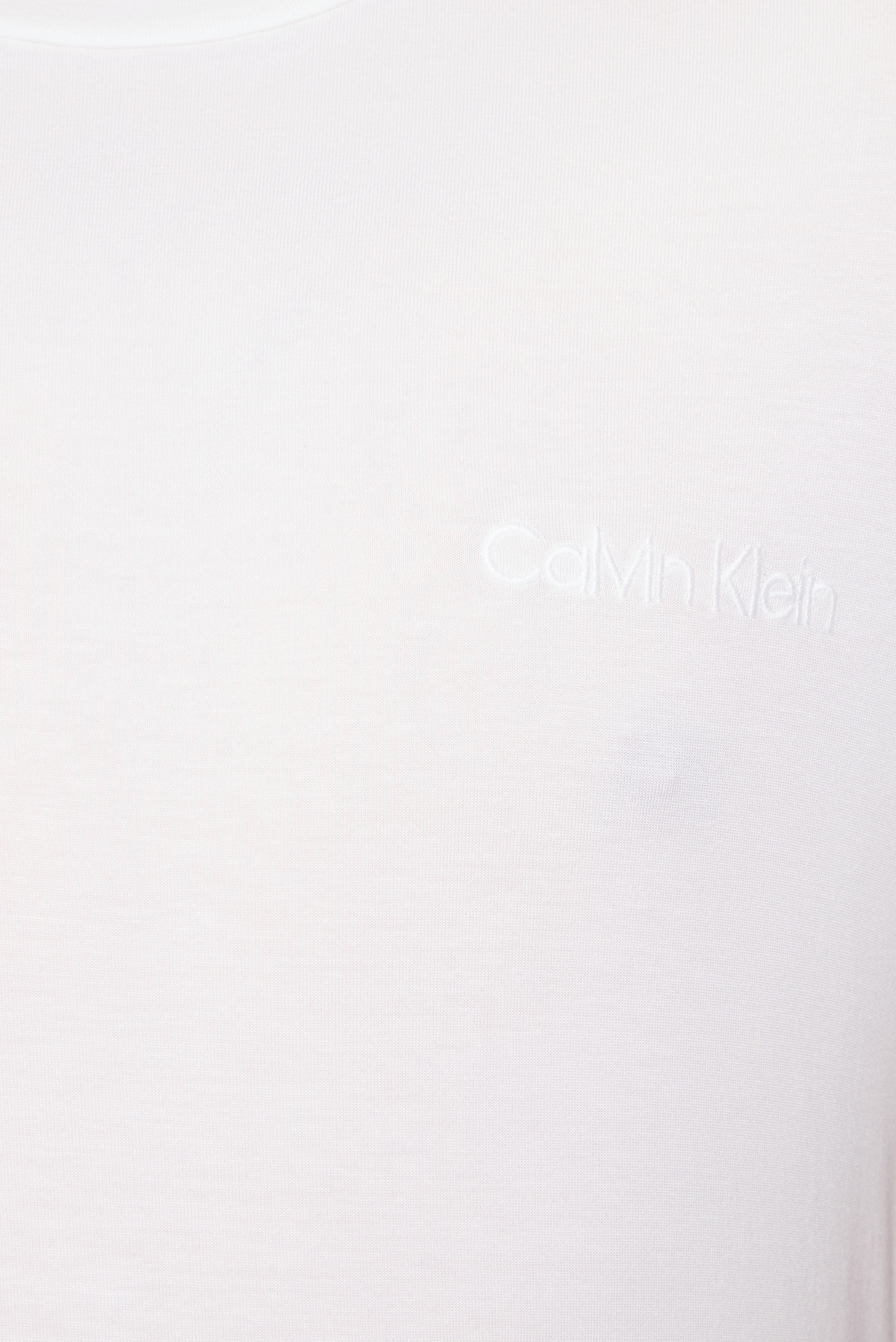 Мужская белая футболка S S CREW NECKCalvin Klein Мужская белая футболка S S CREW NECK 6