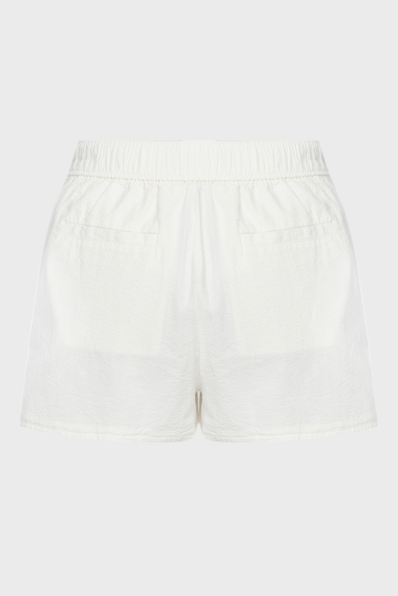 Женские белые шорты SEERSUCKER RELAXED SHORTS 10