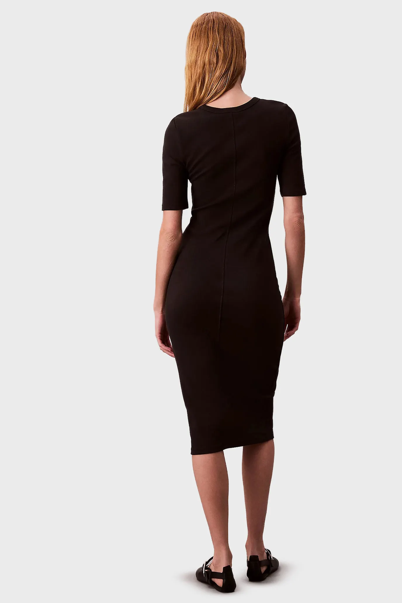 Платье HS CTN CONTOUR 1X1 RIB MIDI DRES 2