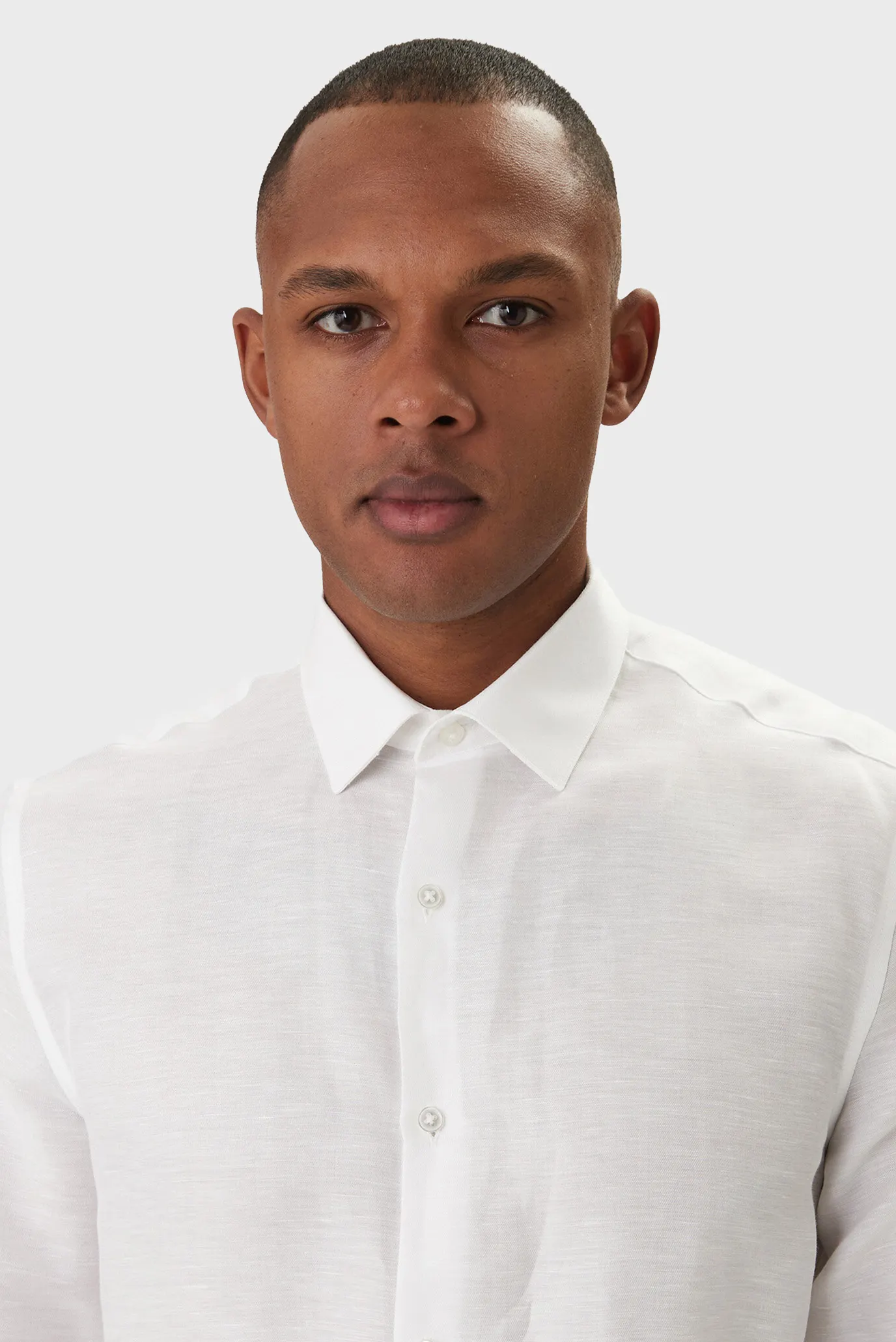 Рубашка SLIM REF LINEN BLD SLD 4