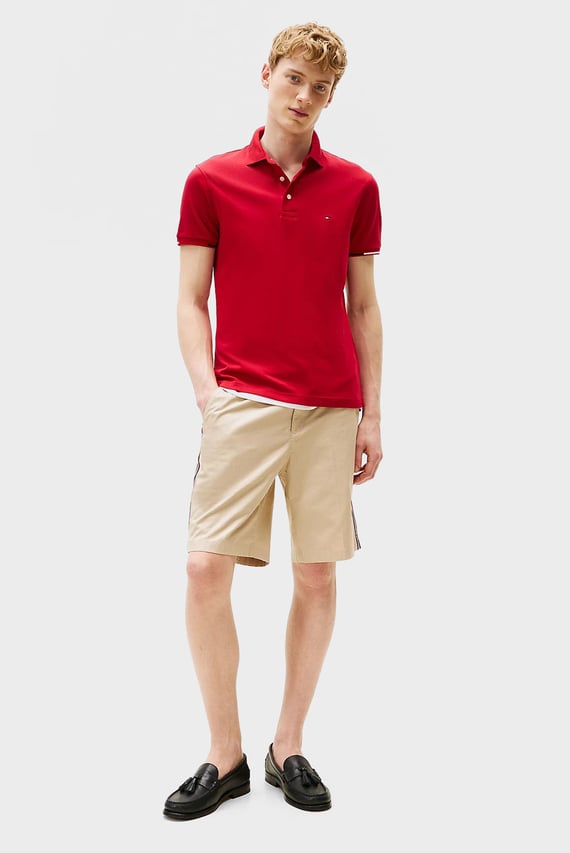 Поло INTERLOCK FLAGCUFF SLIM FIT POLO