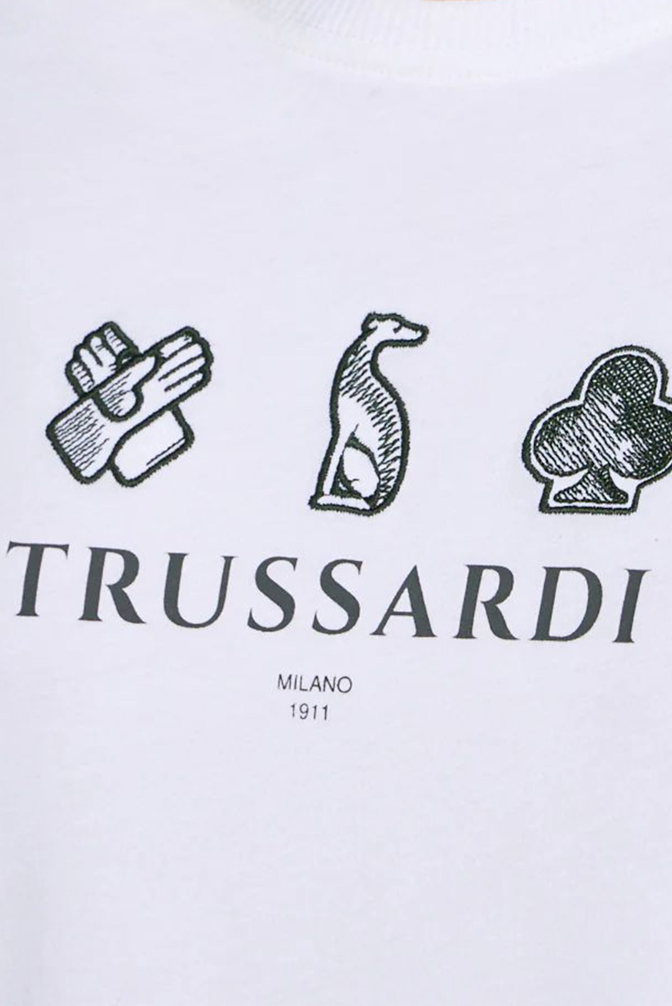 Футболка REGULAR FIT T-SHIRT - TRUSSARDI LEGACY PRINT+EMBROIDERY 2