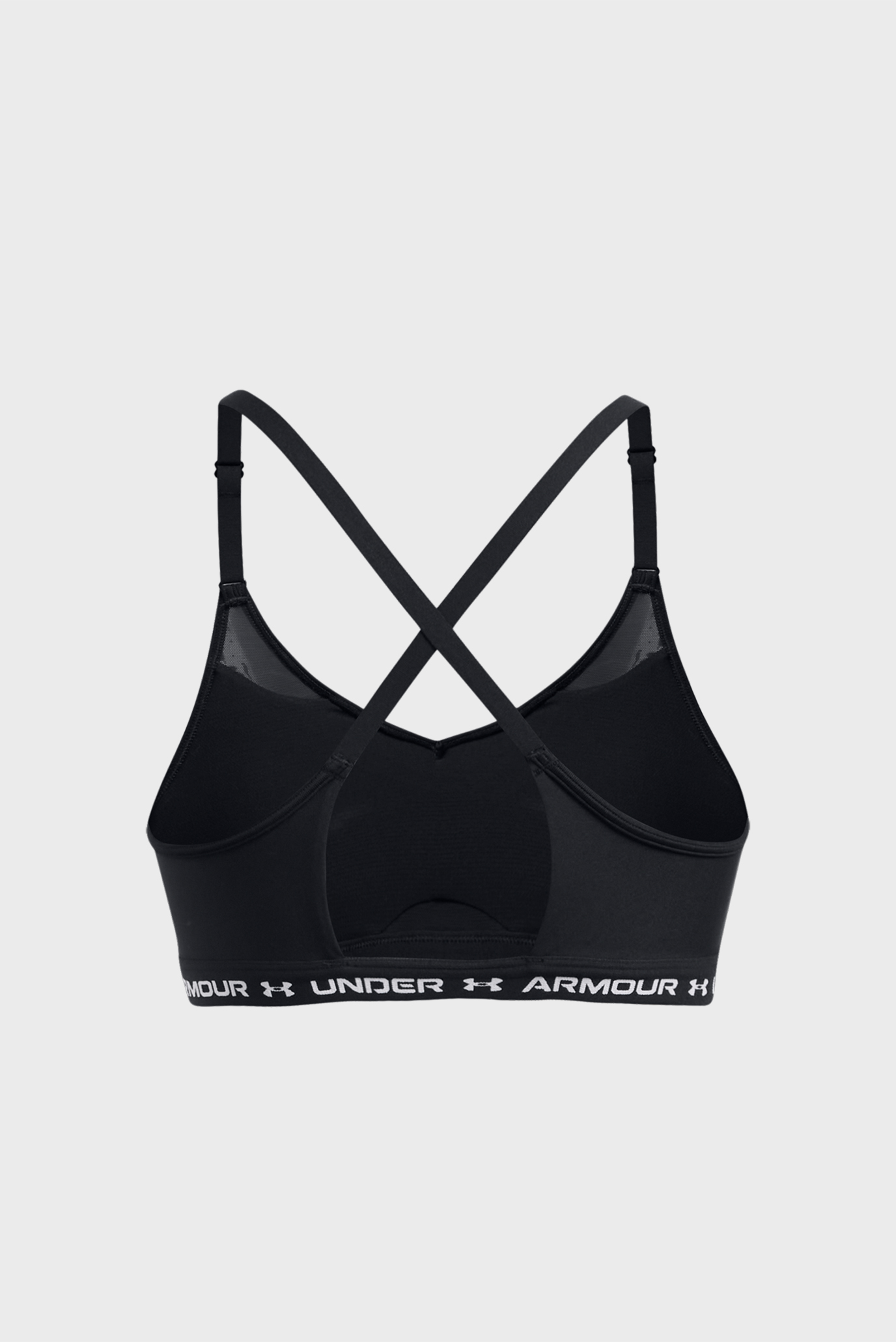 Женский черный топ UA Crossback Low Bra 7