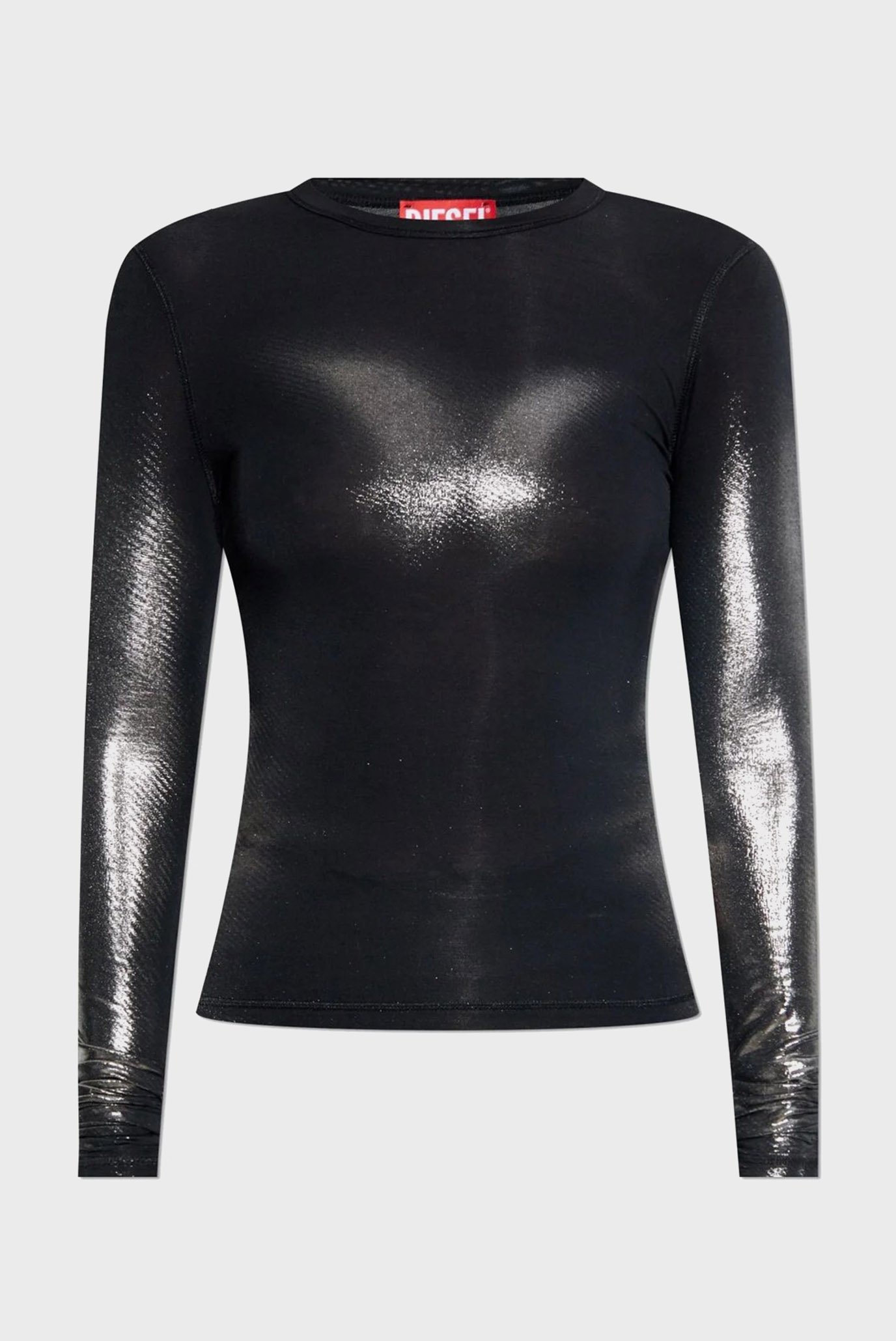 Женский черный лонгслив T-ILON 5