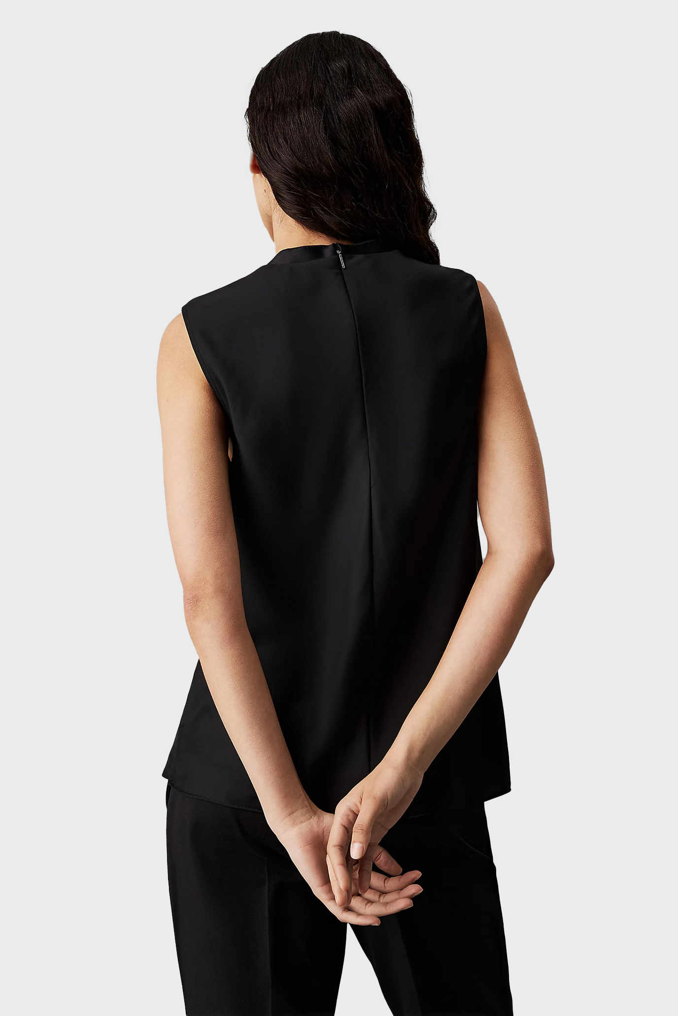 Женский черный топ  RECYCLED CDC 3