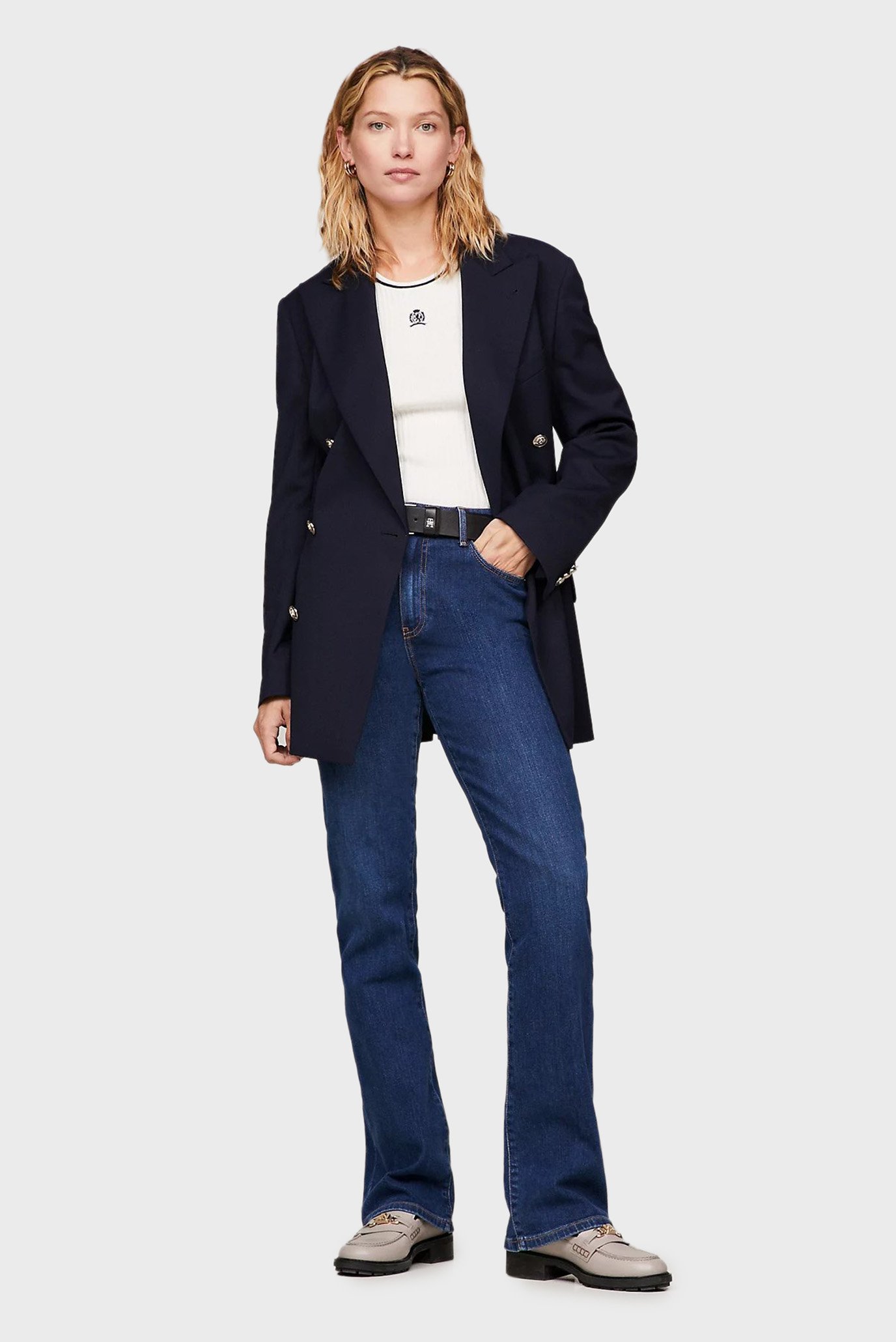 Женские темно-синие джинсы BOOTCUT HW KAITommy Hilfiger Женские темно-синие джинсы BOOTCUT HW KAI 2