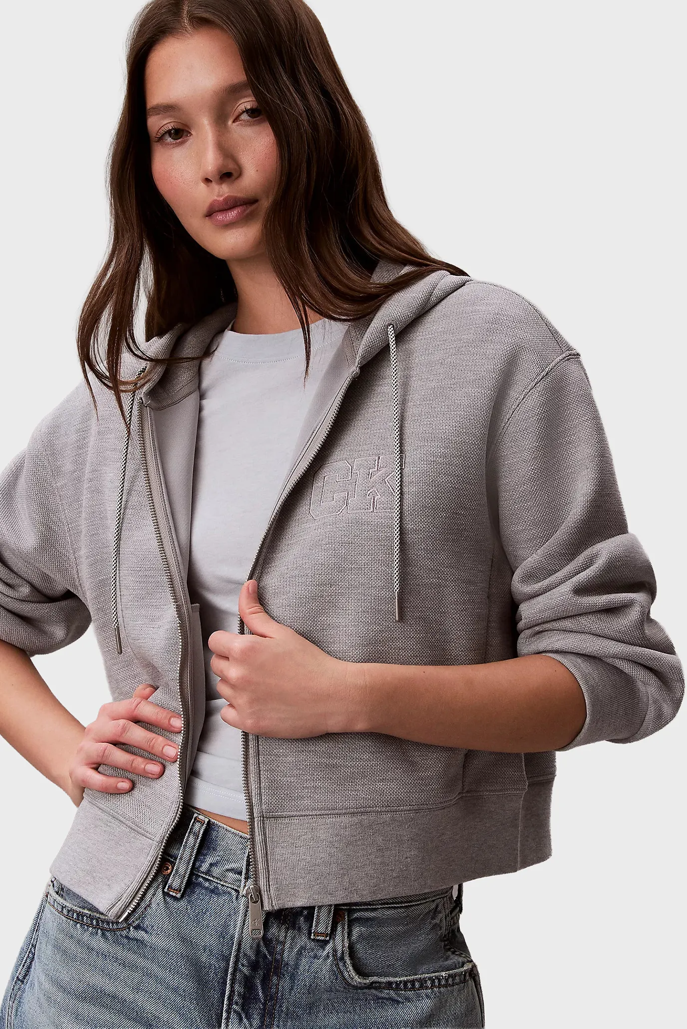 Реглан LS RLXD INTRLCK CROP FULL ZIP SW 5