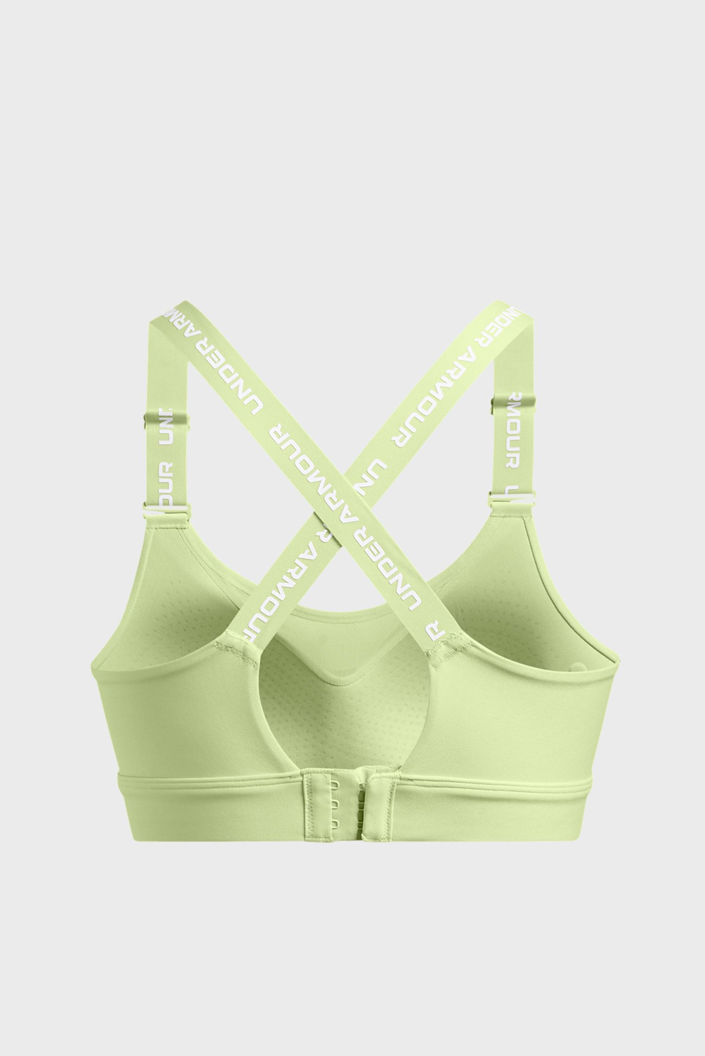 Женский салатовый топ UA Infinity High 2.0 Bra 8
