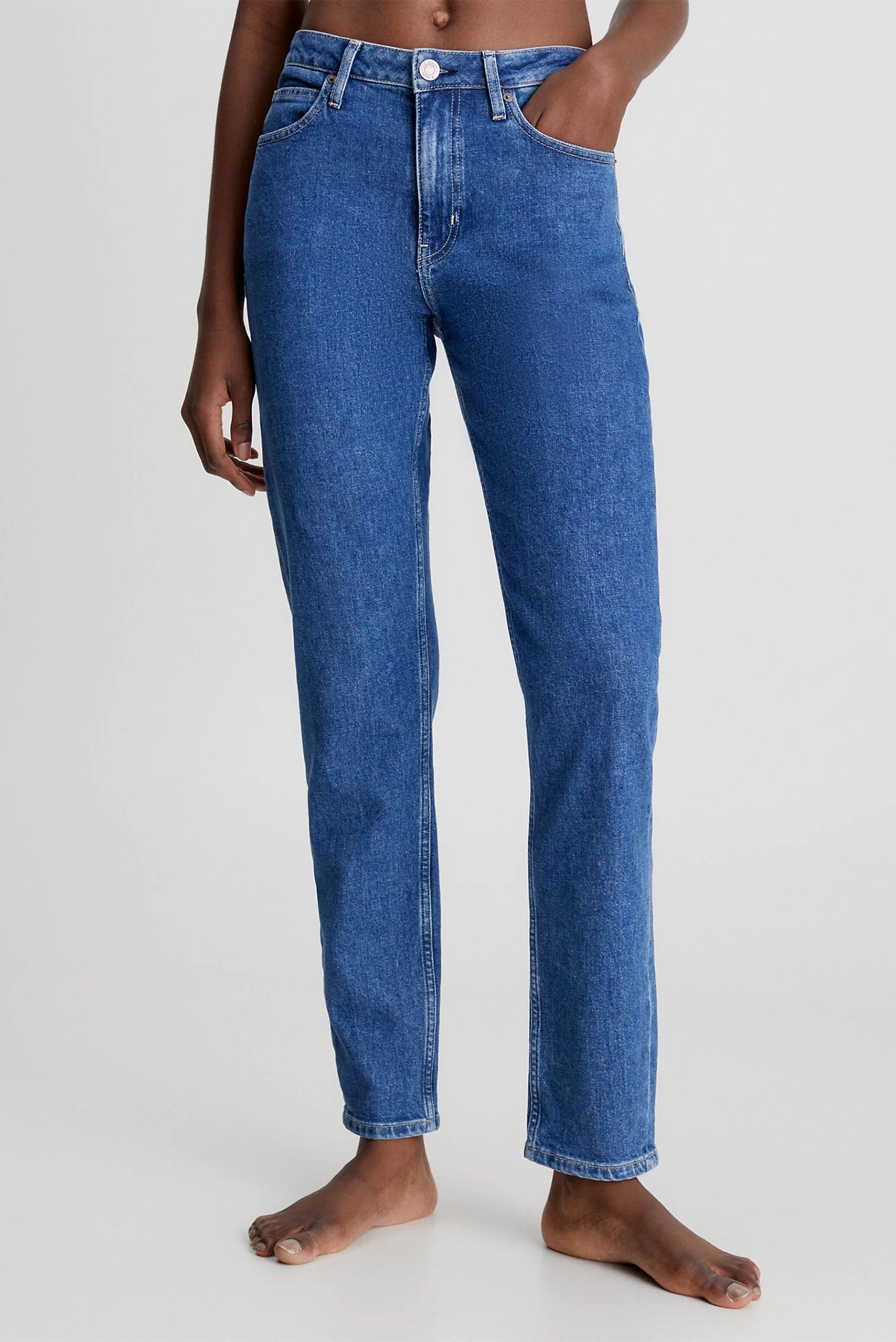 Джинсы MID RISE SLIM - BLUECalvin Klein Джинсы MID RISE SLIM - BLUE 6