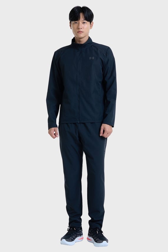 Мужская черная ветровка UA STORM RUN JACKET