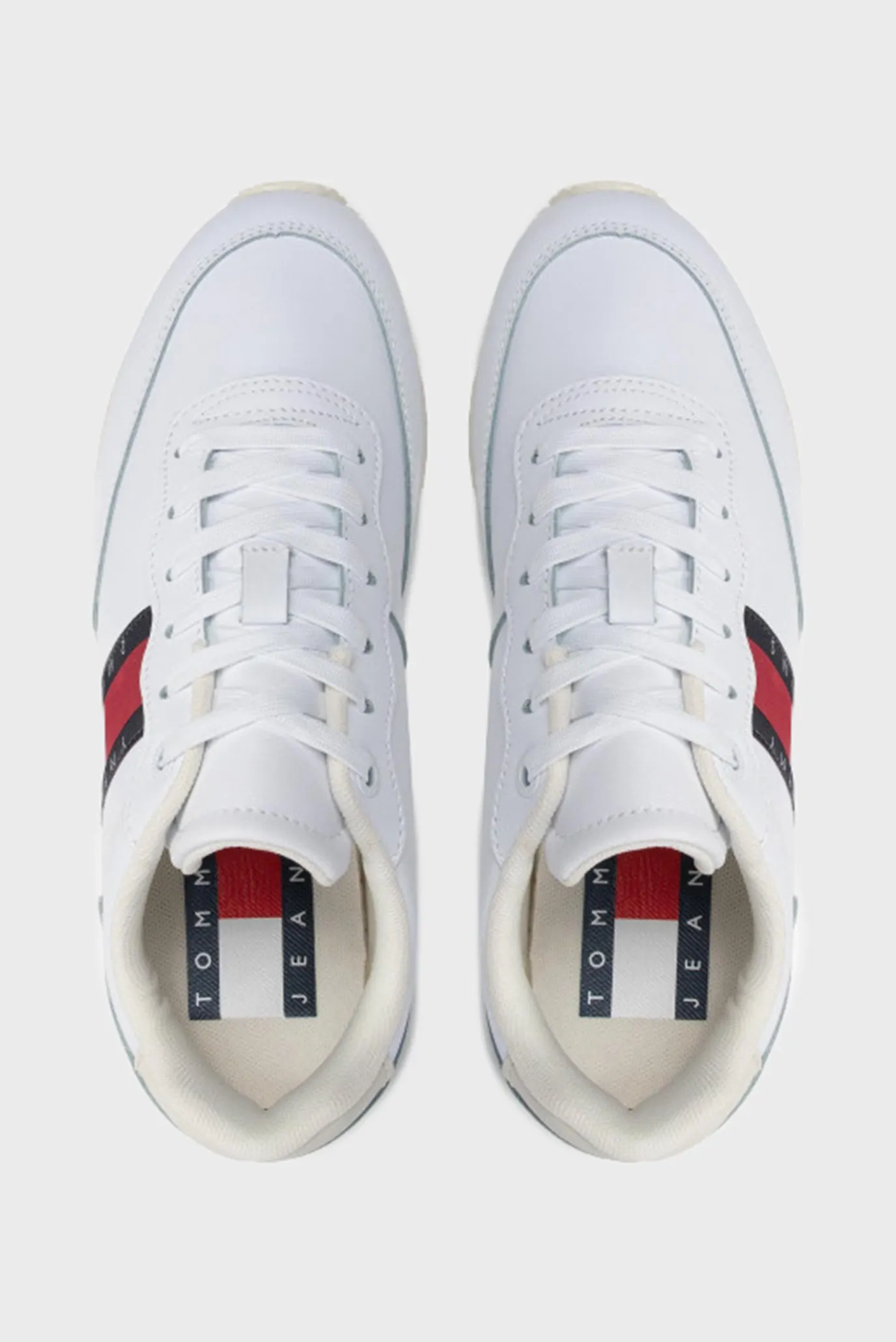 Женские белые кожаные кроссовки LEATHER RUNNER 5