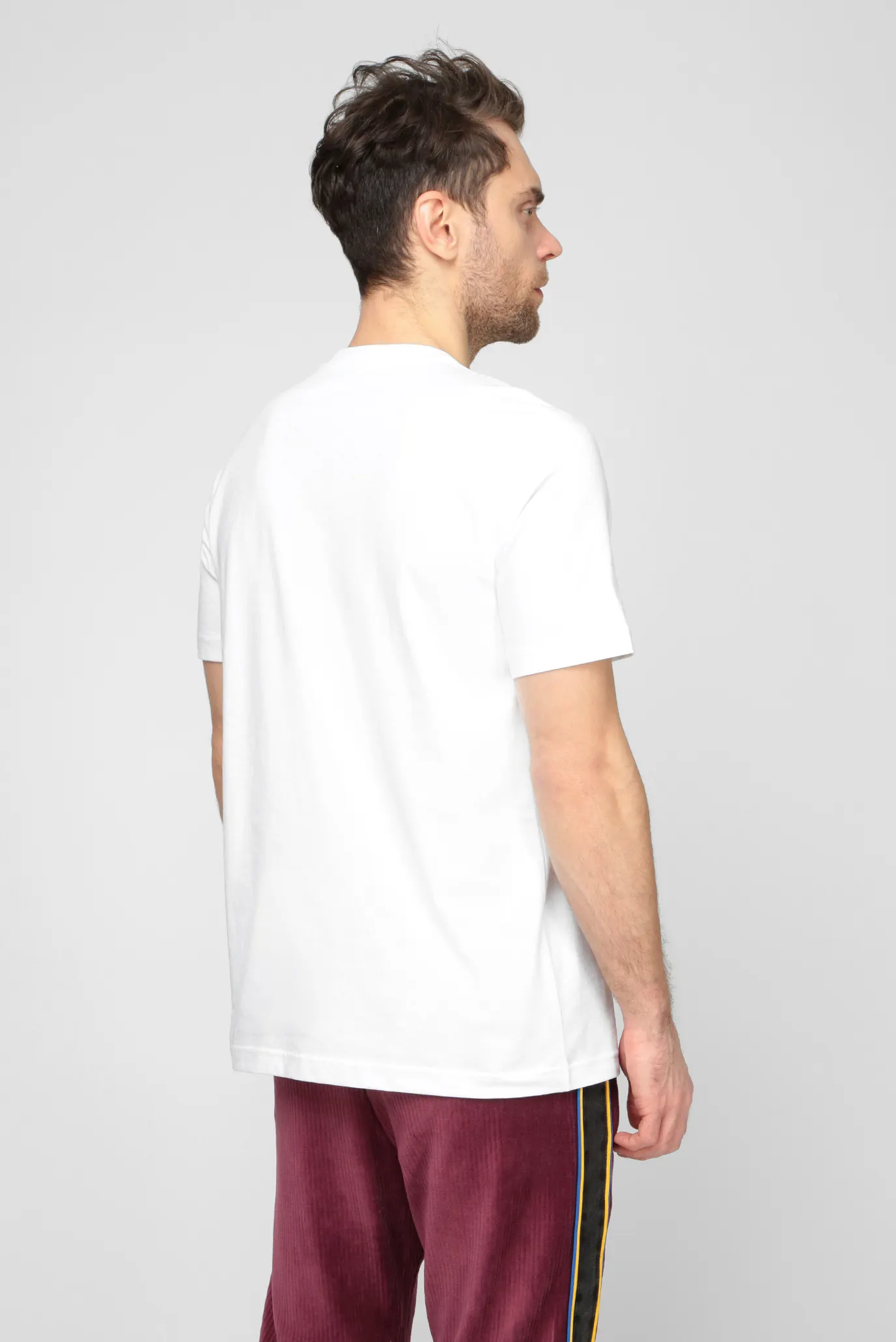 Мужская белая футболка JUST-C3 9