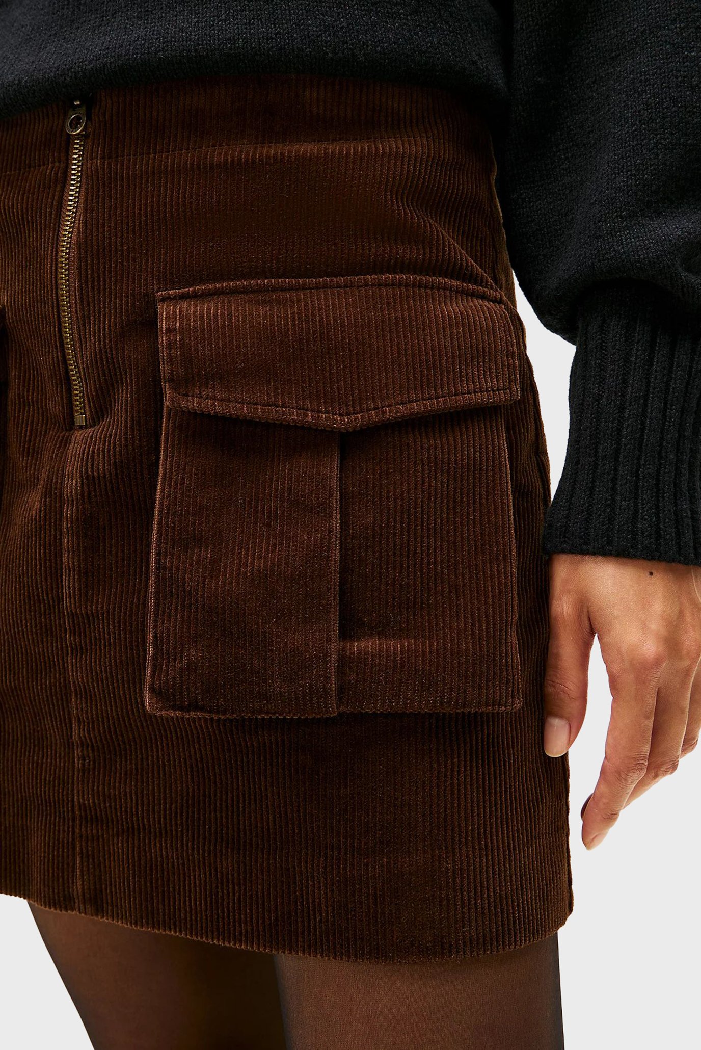 Юбка CORDUROY MINI SKIRT 4