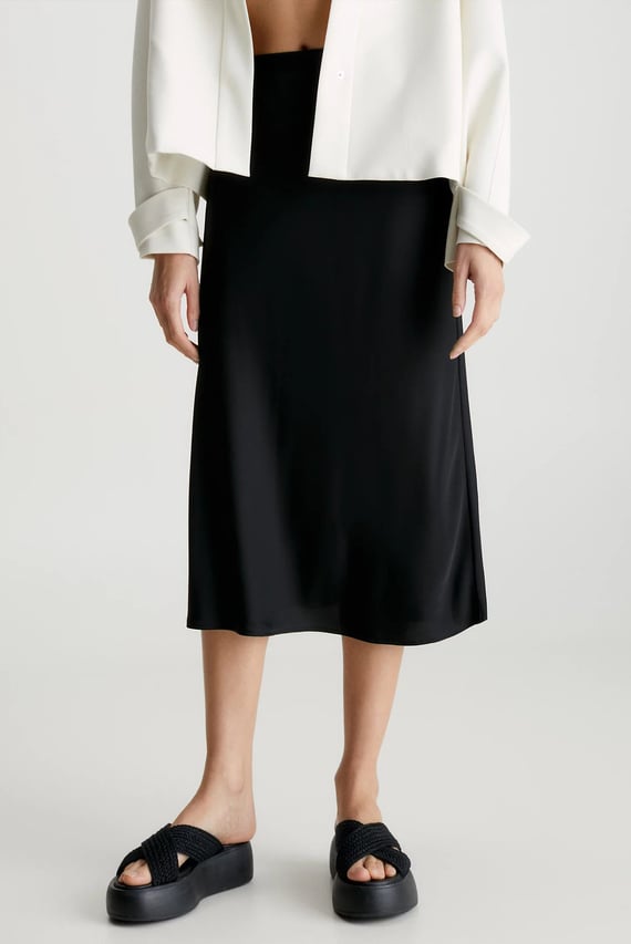 Юбка RECYCLED CDC BIAS CUT MIDI SKIRT