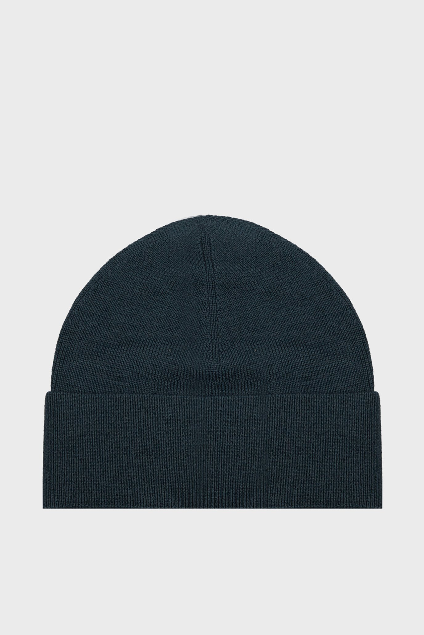 Мужская темно-синяя шерстяная шапка TH FLAG REFINED WOOL BEANIE 3