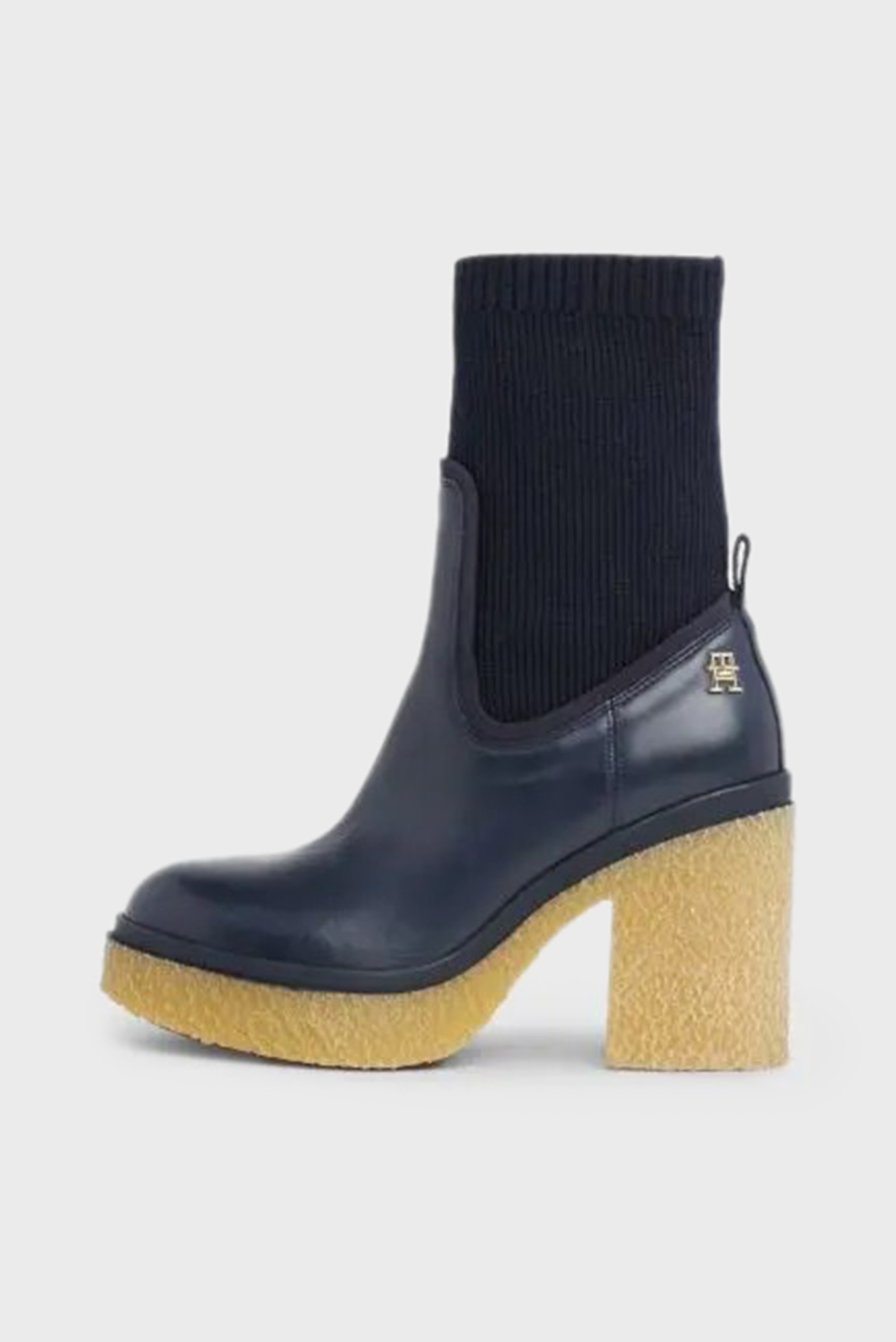 Ботильоны PLATEAU CREPE LOOK SOCKBOOTTommy Hilfiger Ботильоны PLATEAU CREPE LOOK SOCKBOOT 5