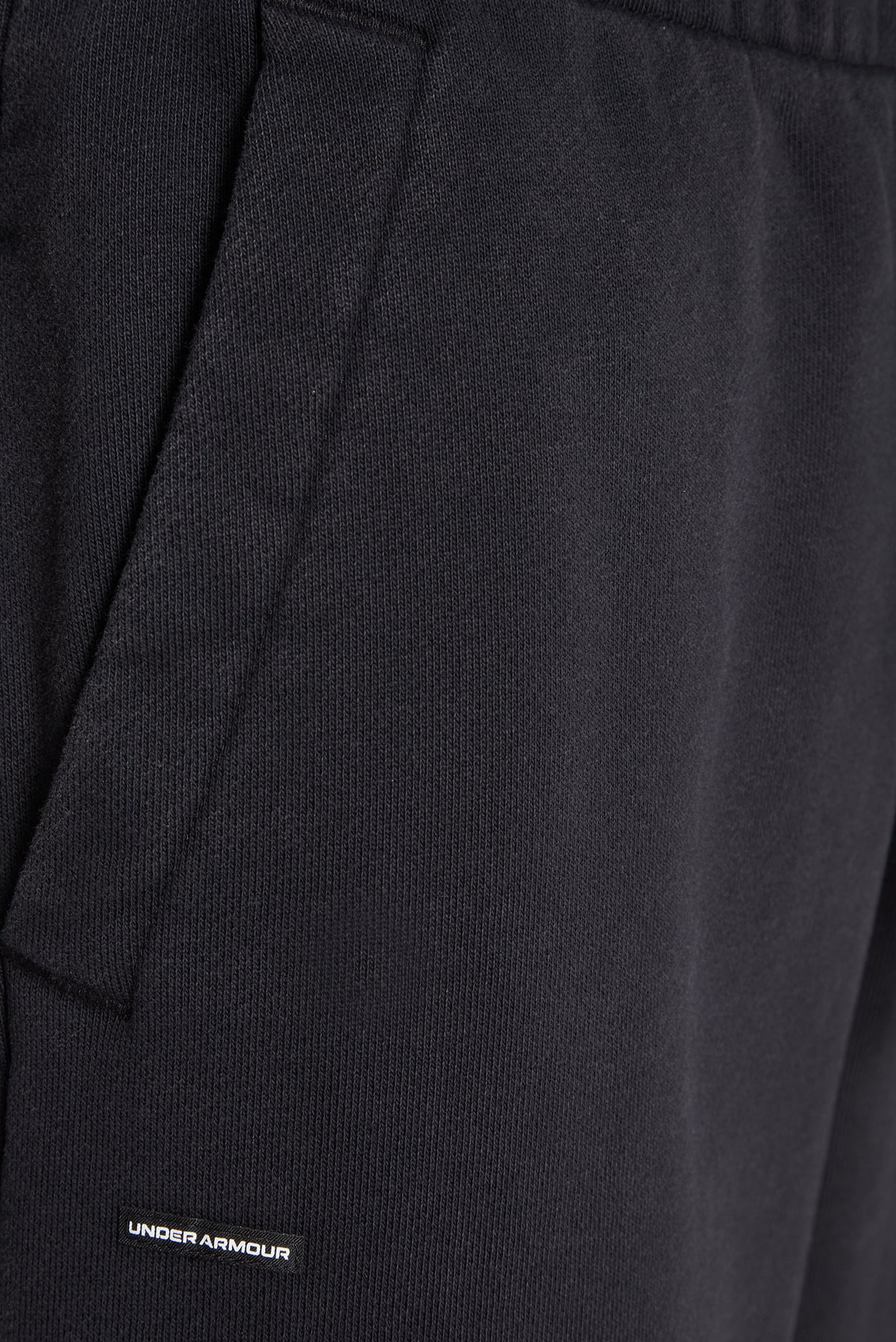 Женские черные спортивные брюки UA Icon HWT Flc OS Pant 3