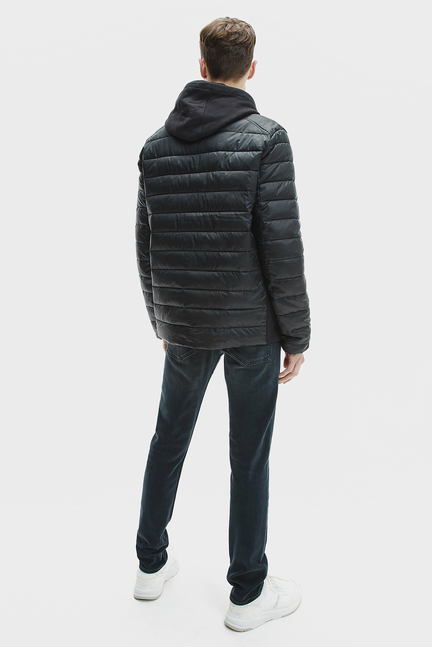 Мужская черная куртка RECYCLED SIDE LOGO 9