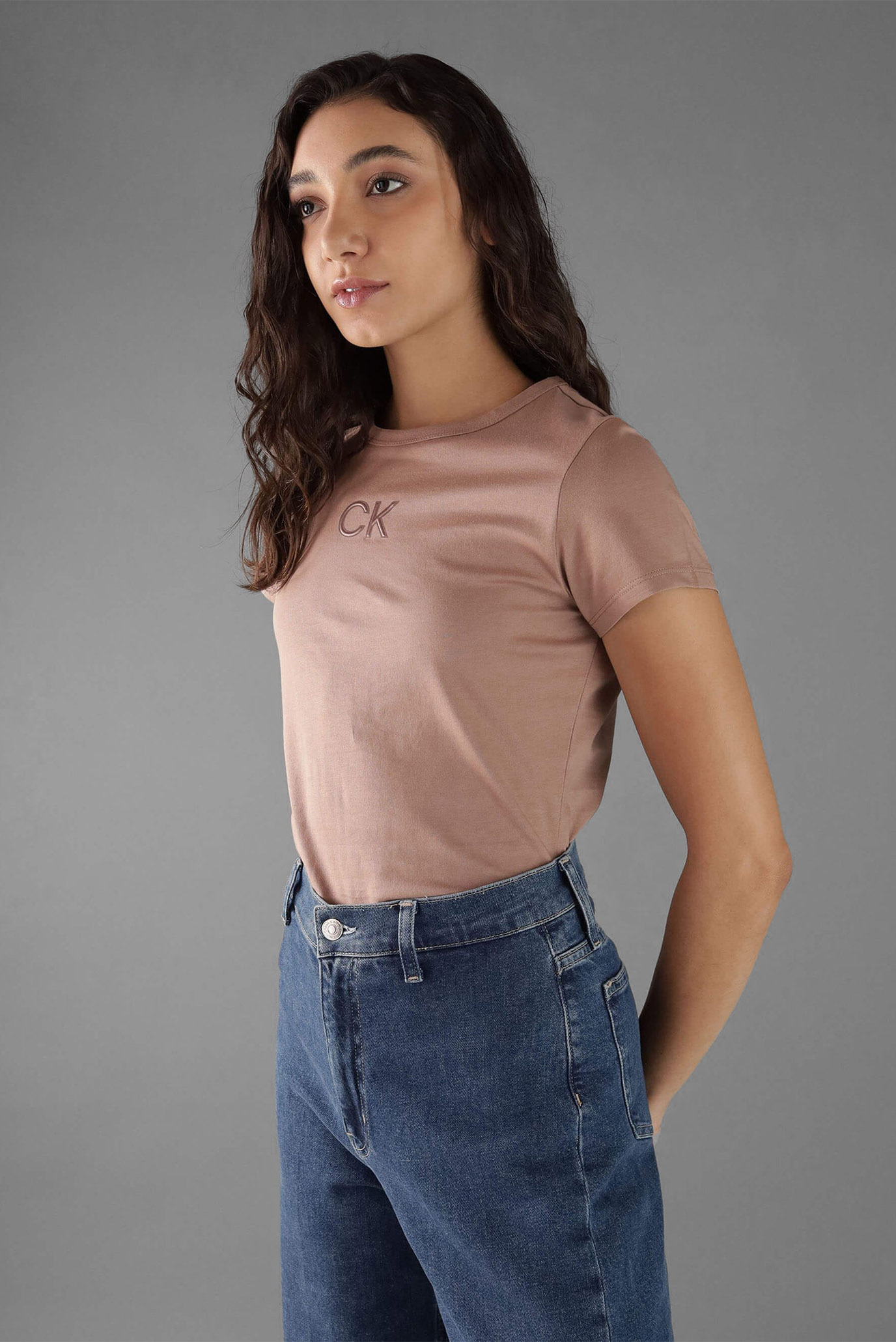 Футболка SATIN CK SLIM T-SHIRT 1