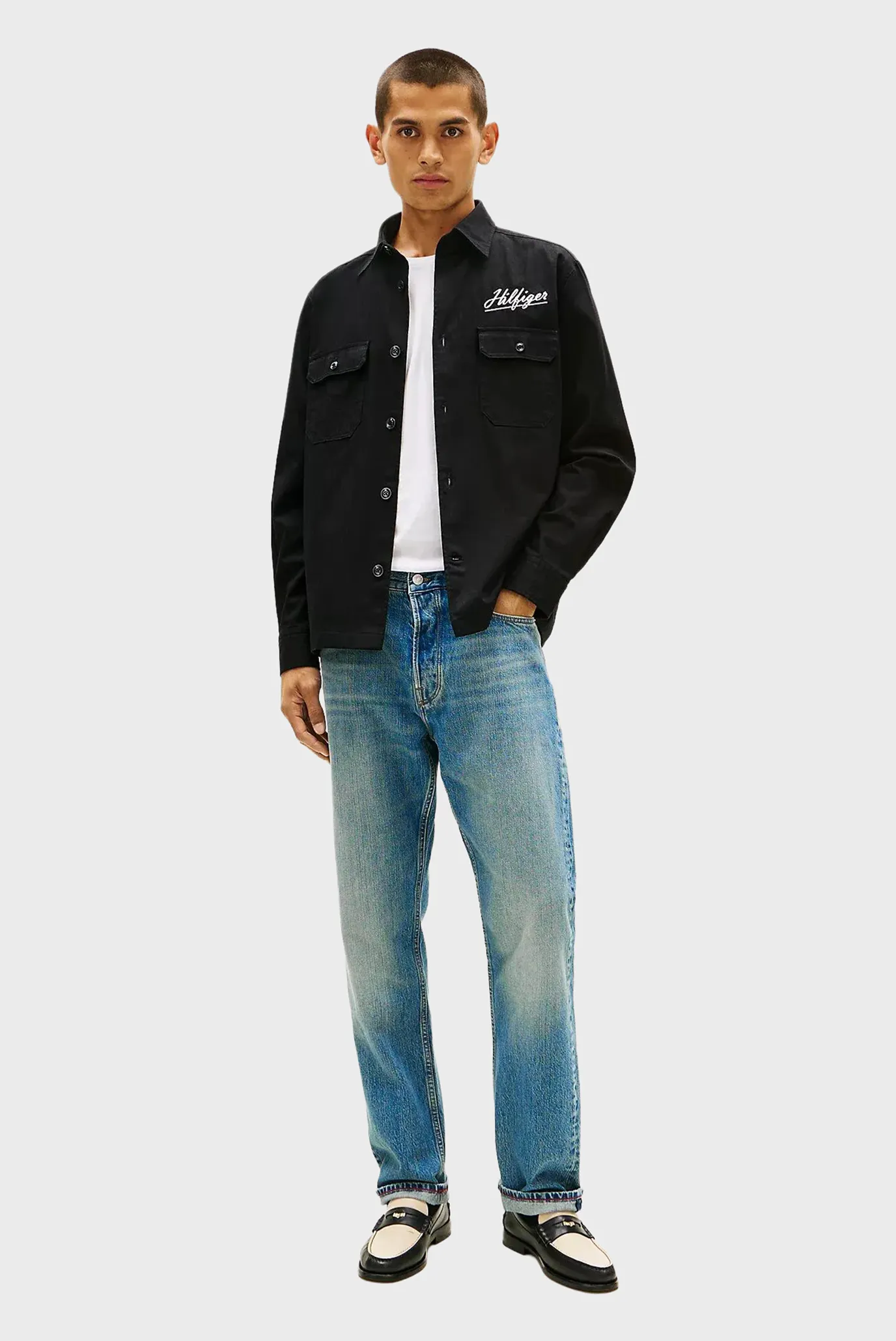 Рубашка HERRINGBONE OVERSHIRT 2