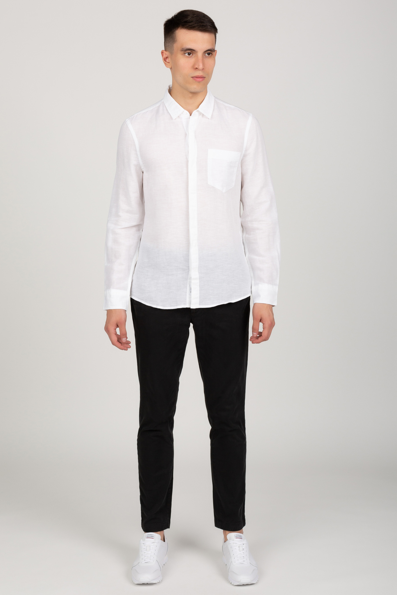 Рубашка LINEN COTTON REGULAR SHIRT 5
