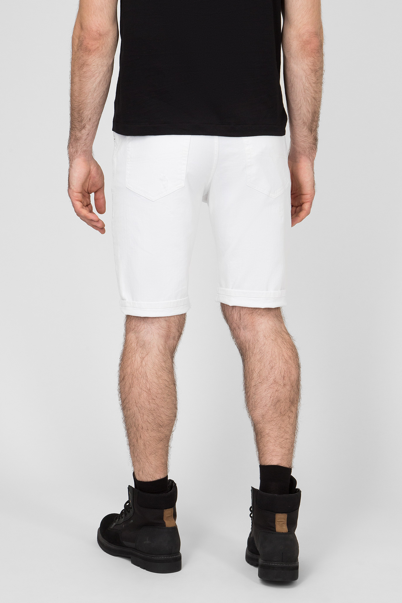 Мужские белые джинсовые шорты THOSHORT SHORTS 8
