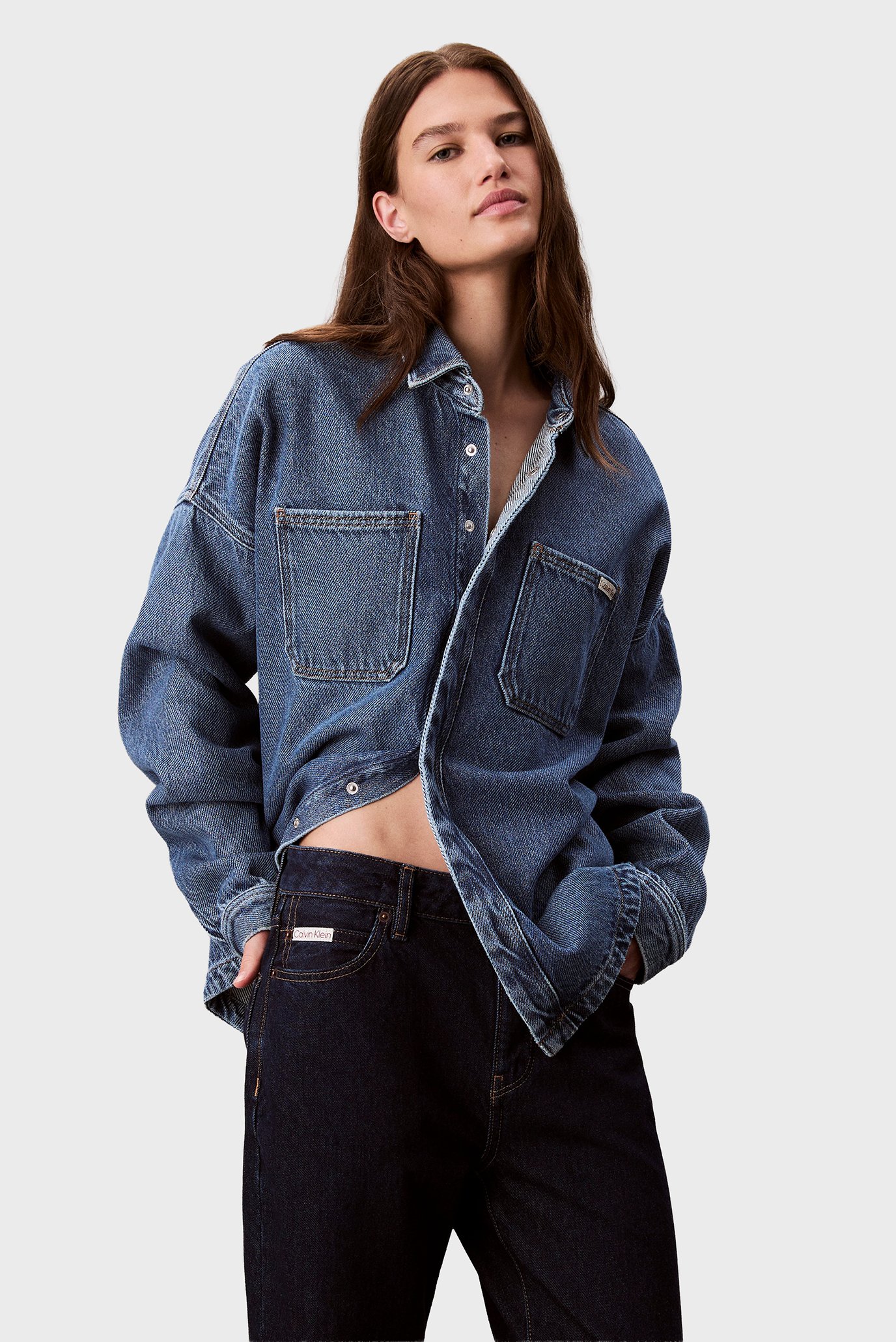 Джинсы RELAXED CROP CUFF CK INDIGO JACQ 4