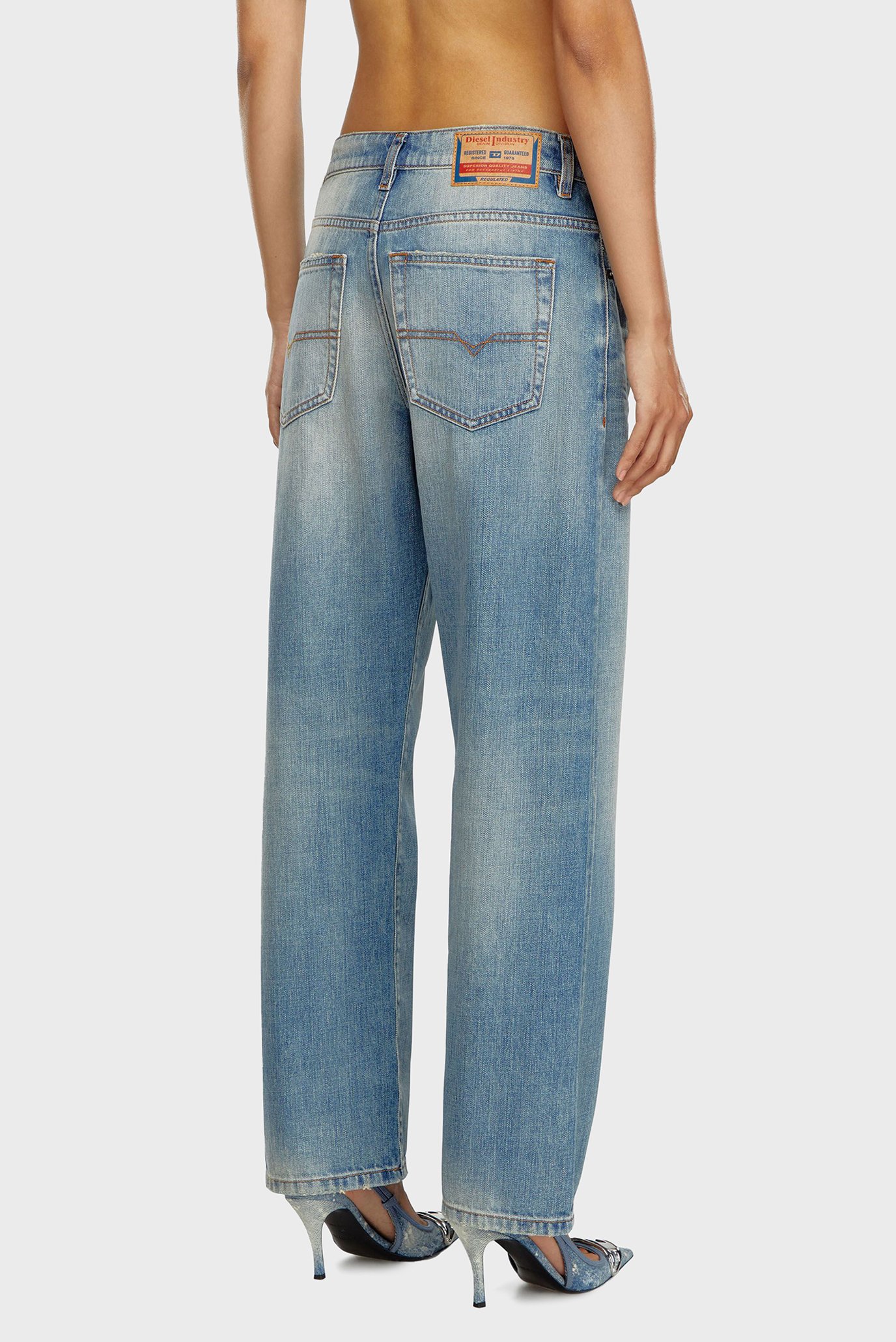 Женские голубые джинсы 1999 D-REGGY L.32 3