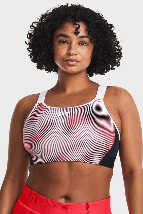 Женский спортивный топ UA HG Armour High Print