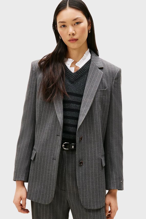 Пиджак PINSTRIPE RELAXED BLAZER Tommy Hilfiger