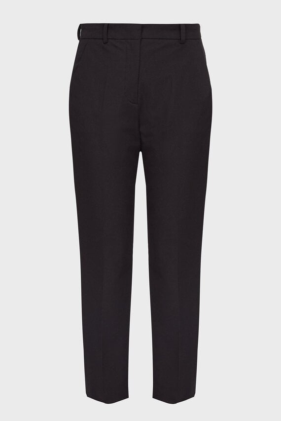 Женские черные брюки STRETCH GABARDINE SLIM ANKLE