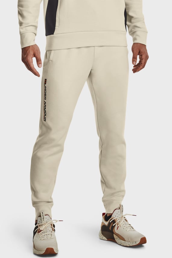 Мужские бежевые спортивные брюки UA Summit Knit Jogger