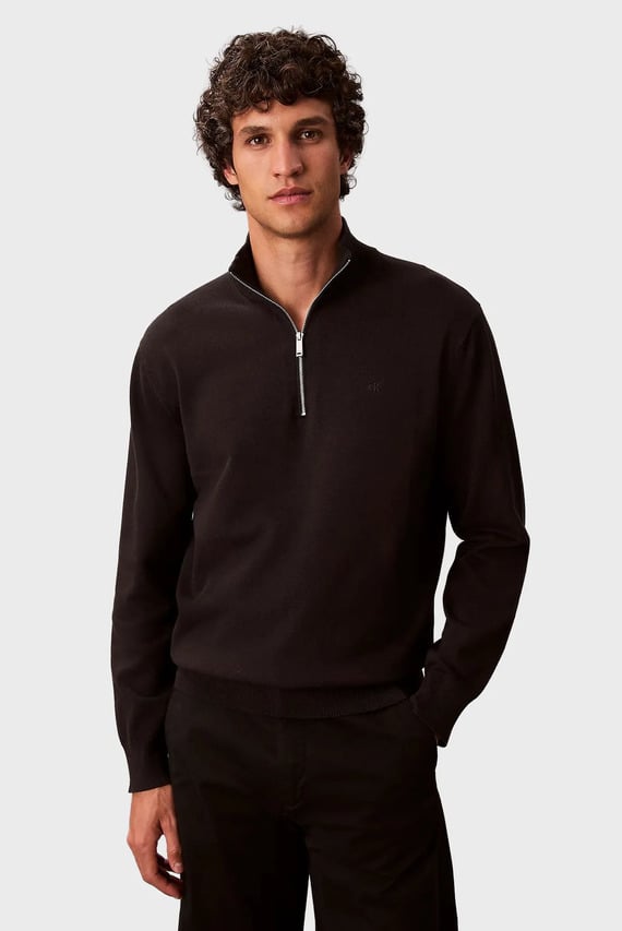 Свитер LS SUPIMA QZ SWEATER 12GG Calvin Klein