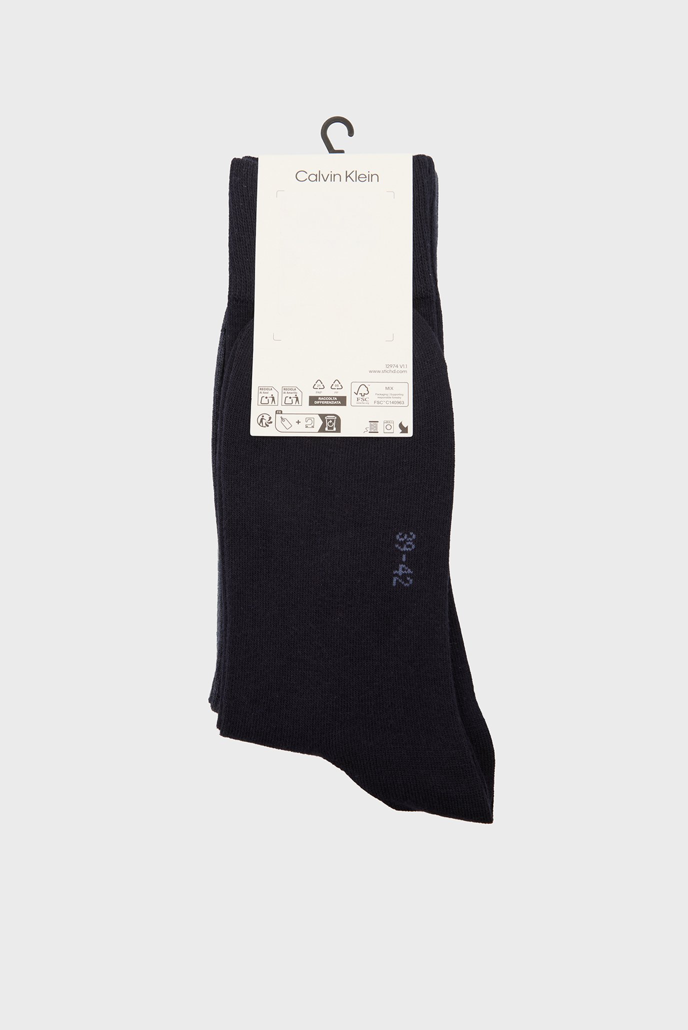 Носки CK MEN SOCK 3PCalvin Klein Носки CK MEN SOCK 3P 3